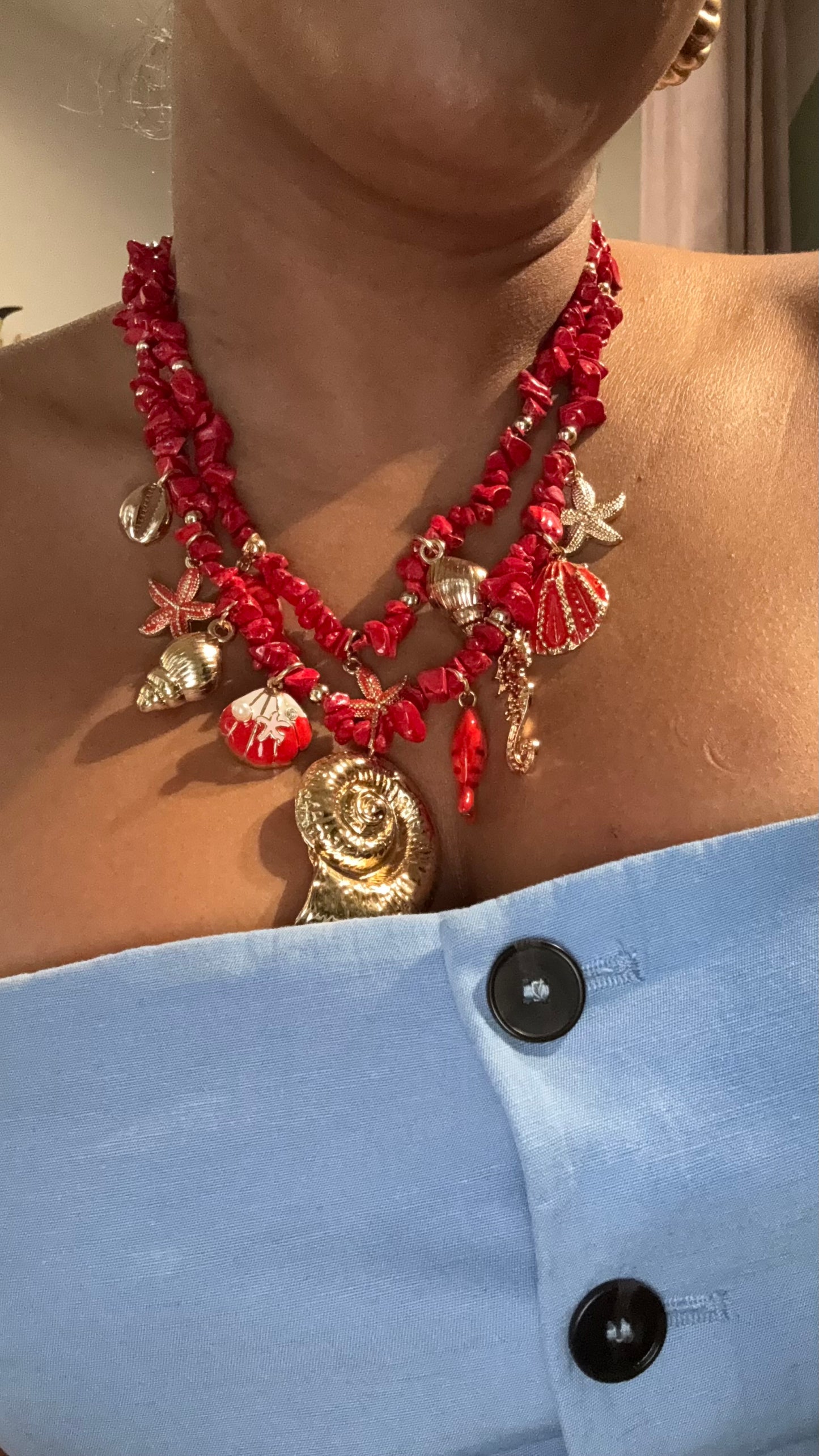 Collar caracolas