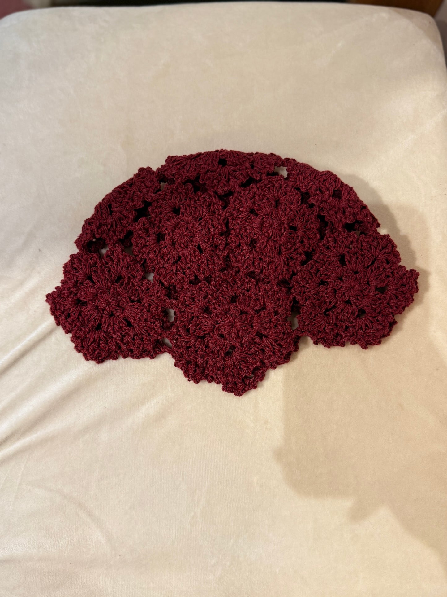 Casquete croché artesanal