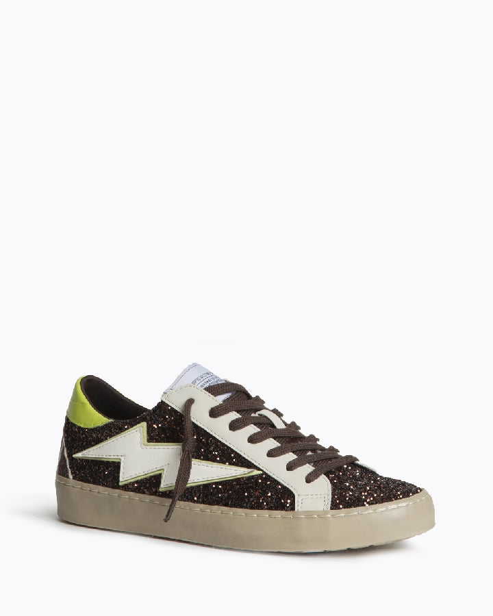 Deportiva Gliter marrón