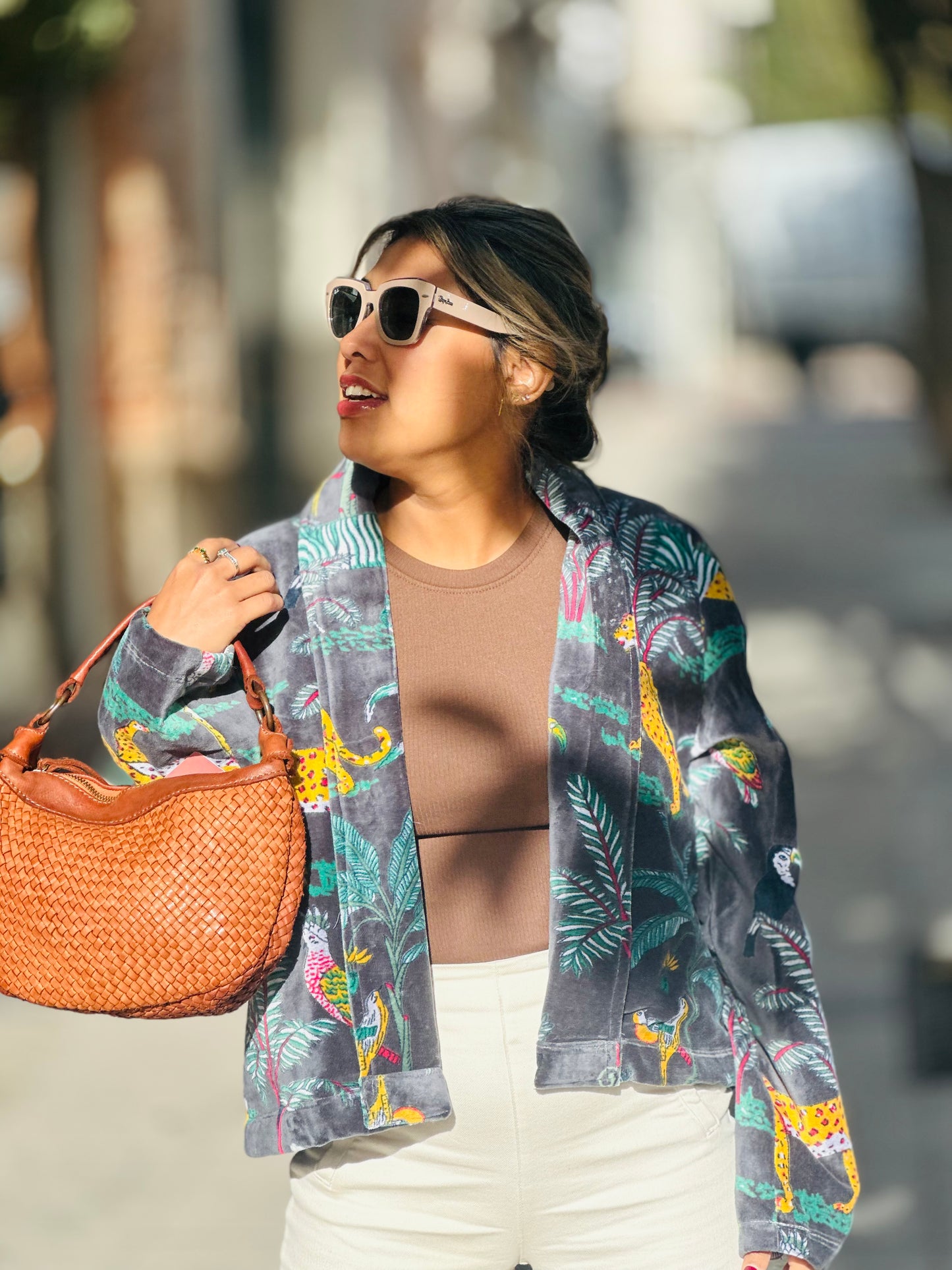 Bolso en piel lavada