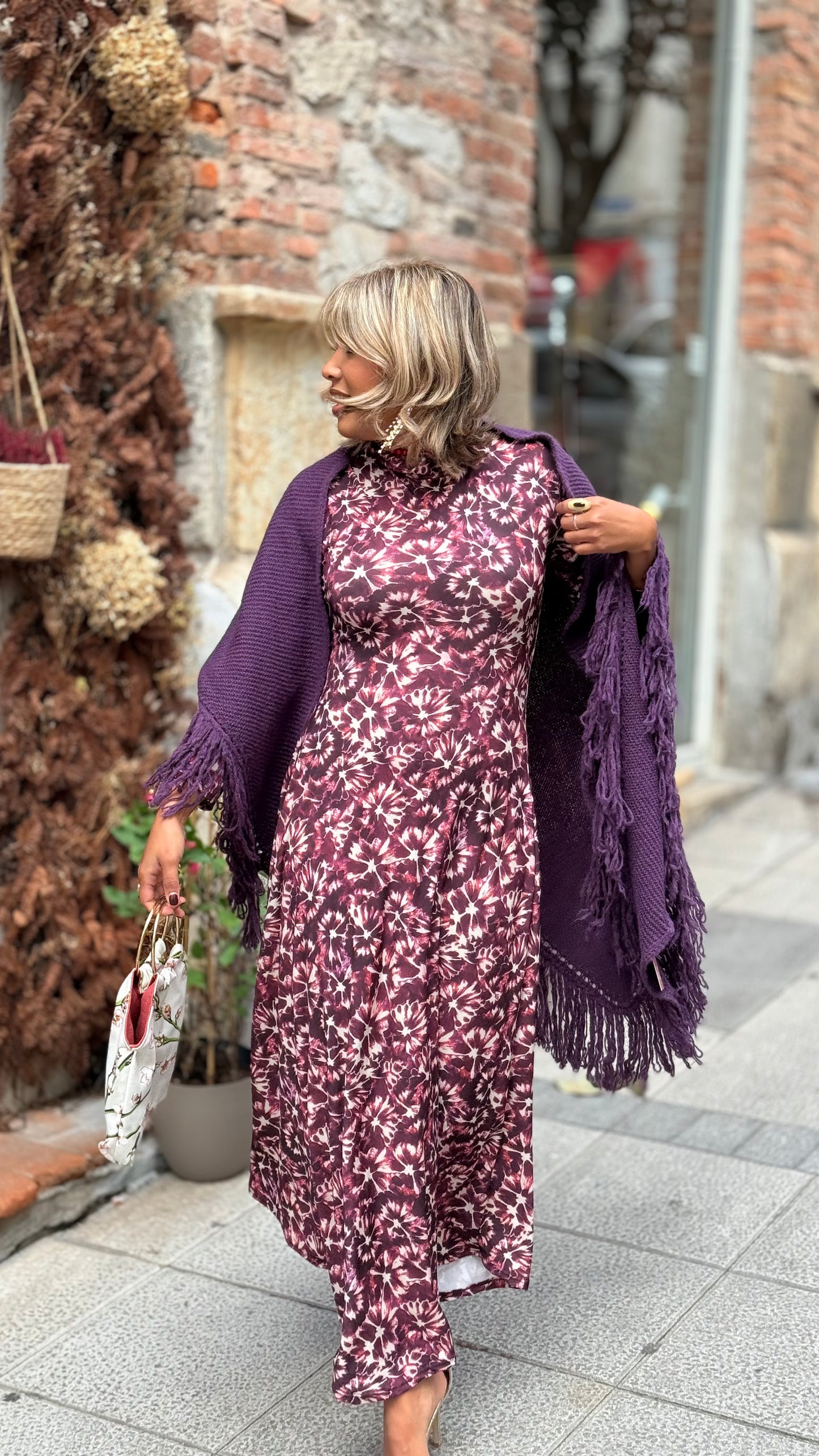 Vestido Colonia buganvilla