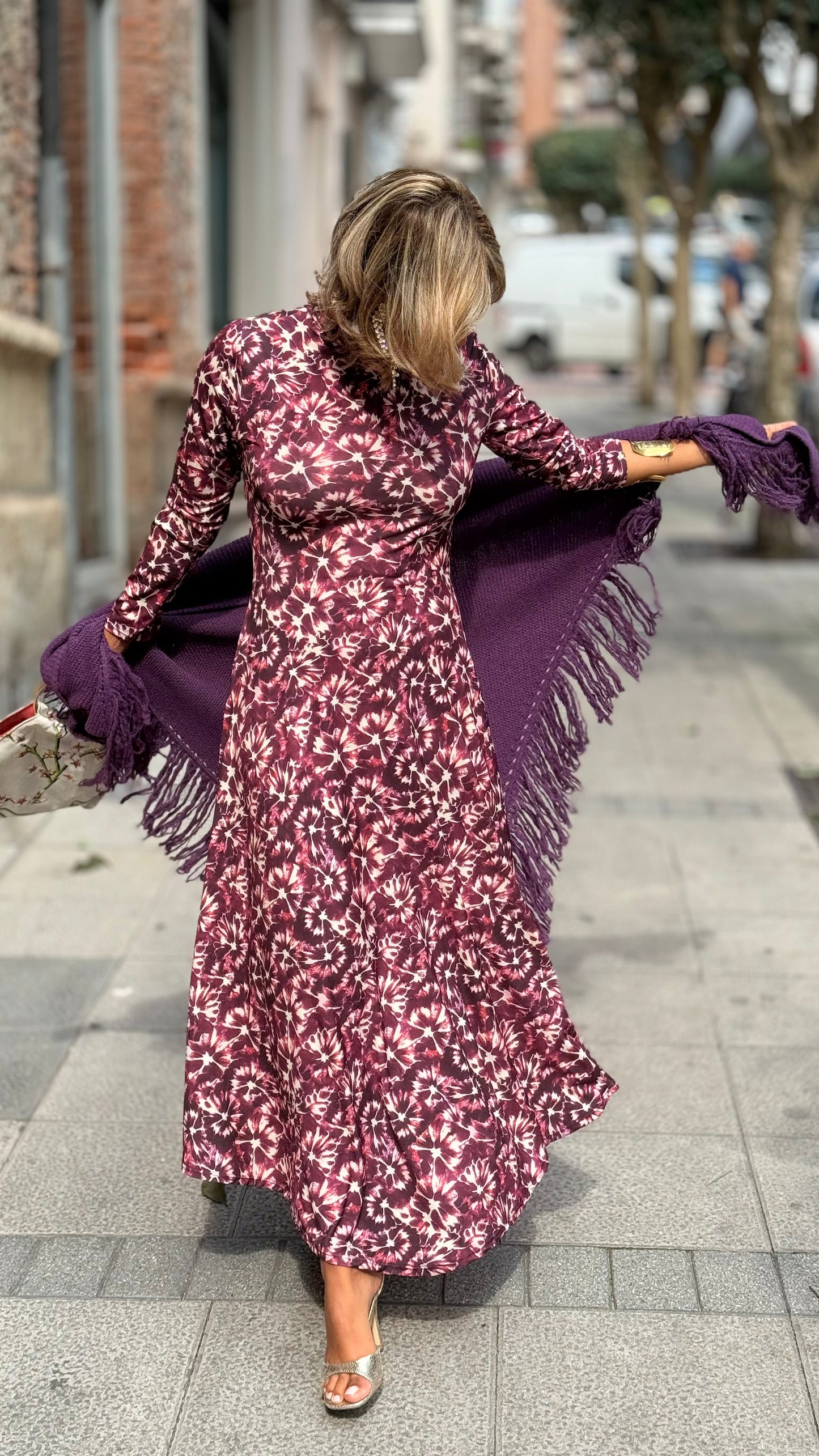 Vestido Colonia buganvilla