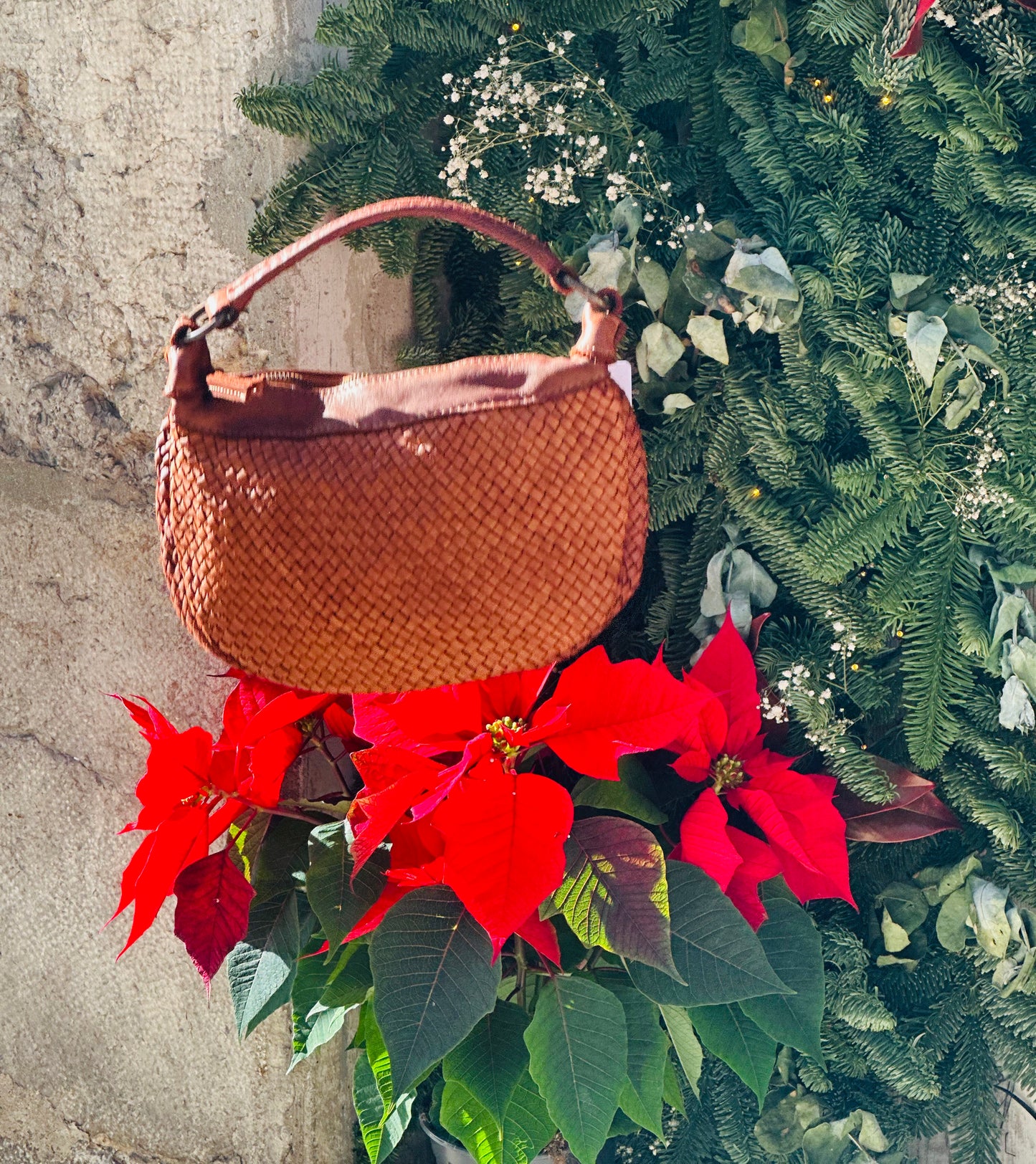 Bolso en piel lavada