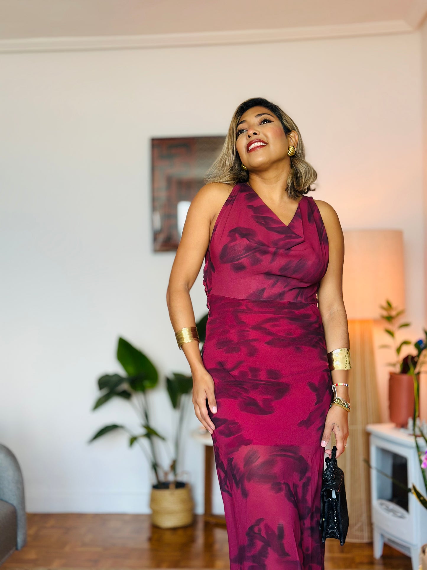 Vestido Mila Granate
