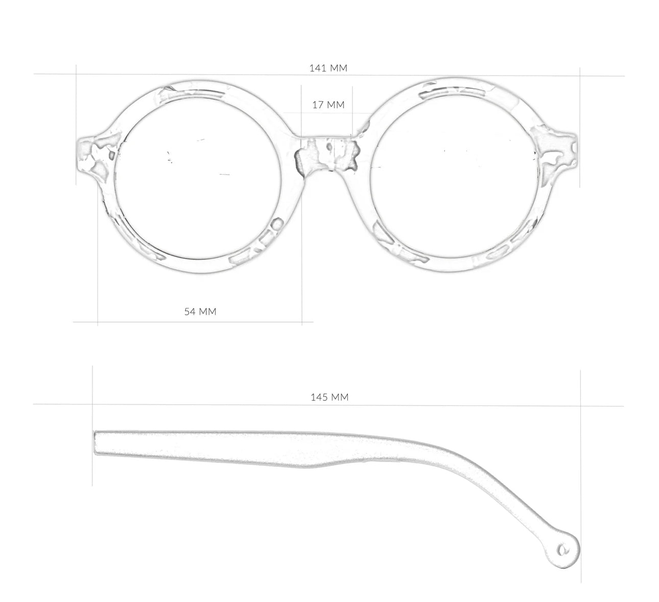 Eclipse lunar, Gafas de Sol Ecológicas. Monturas Graduables