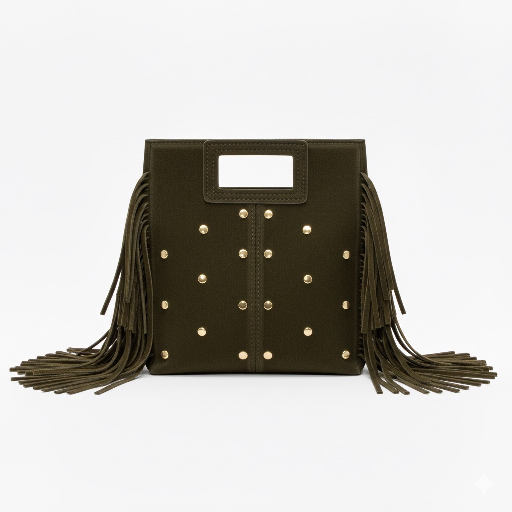 BOLSO MARION ANTE TACHUELAS BURDEOS