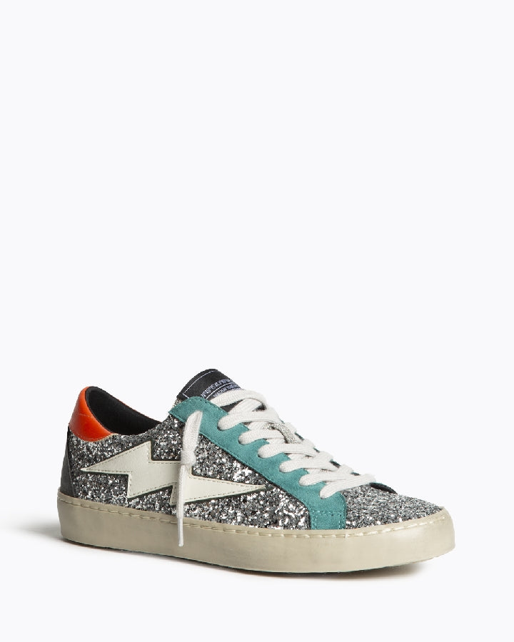 Deportiva Gliter plata