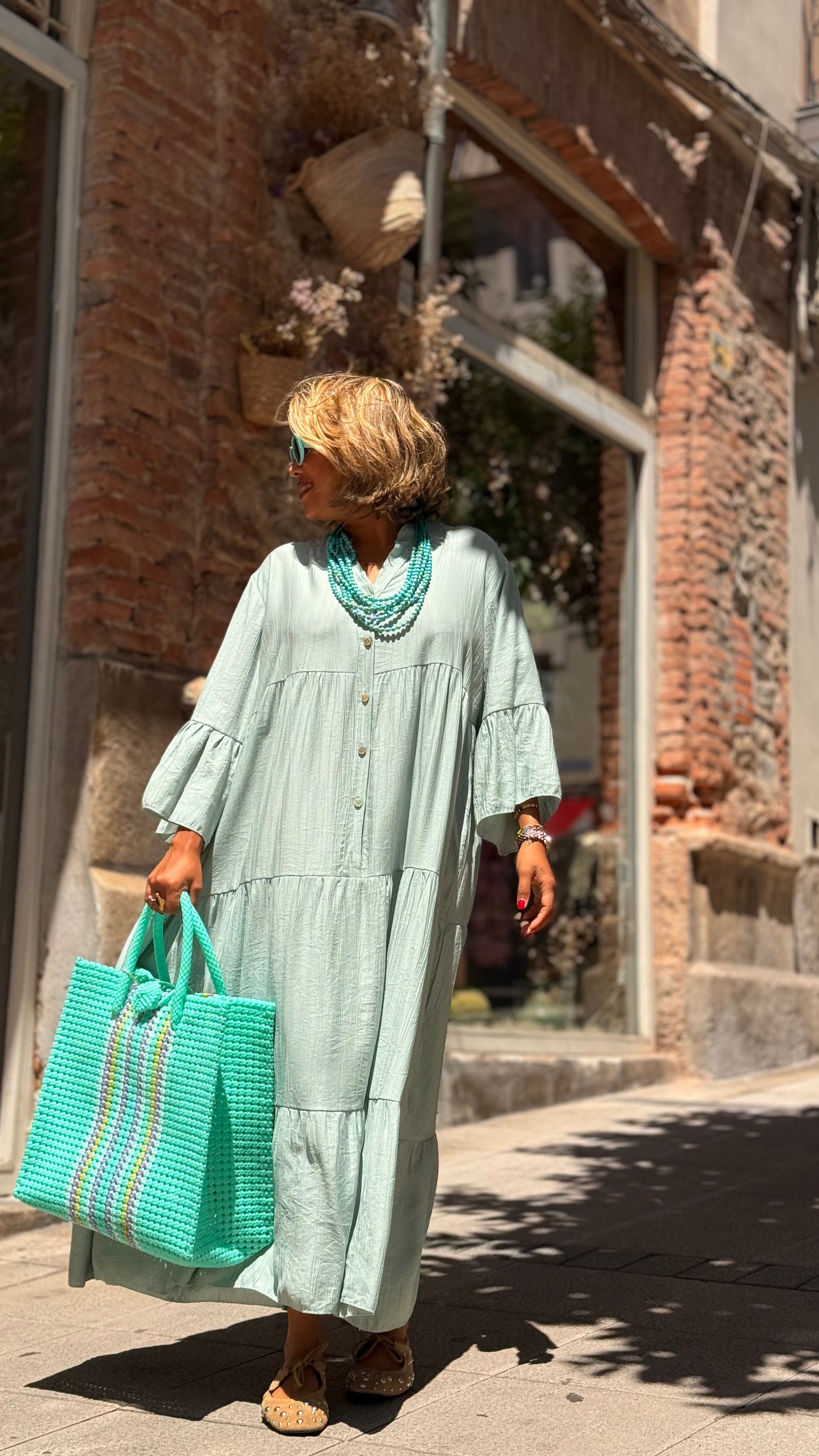 Vestido Rita Turquesa