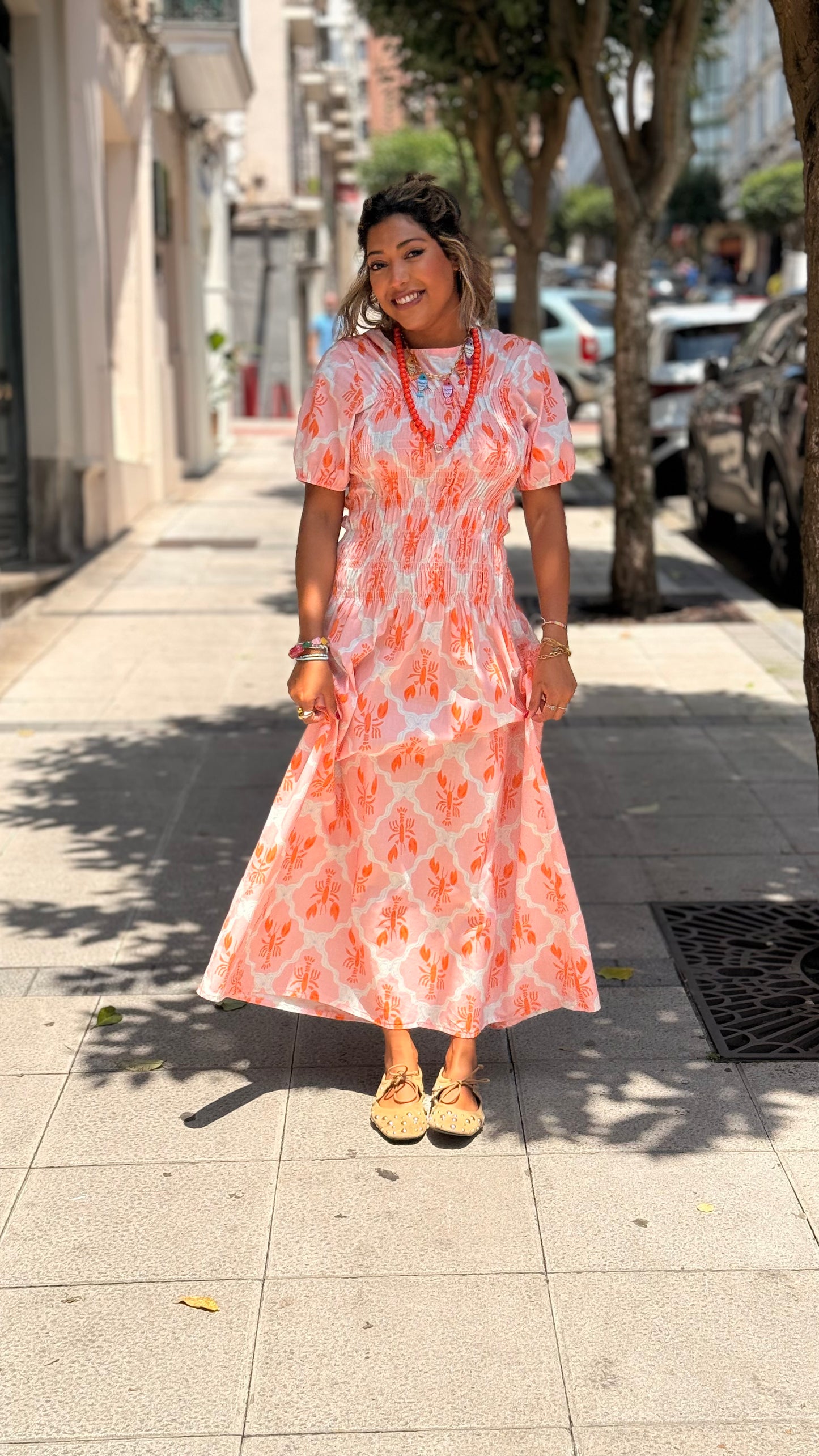 Vestido langosta