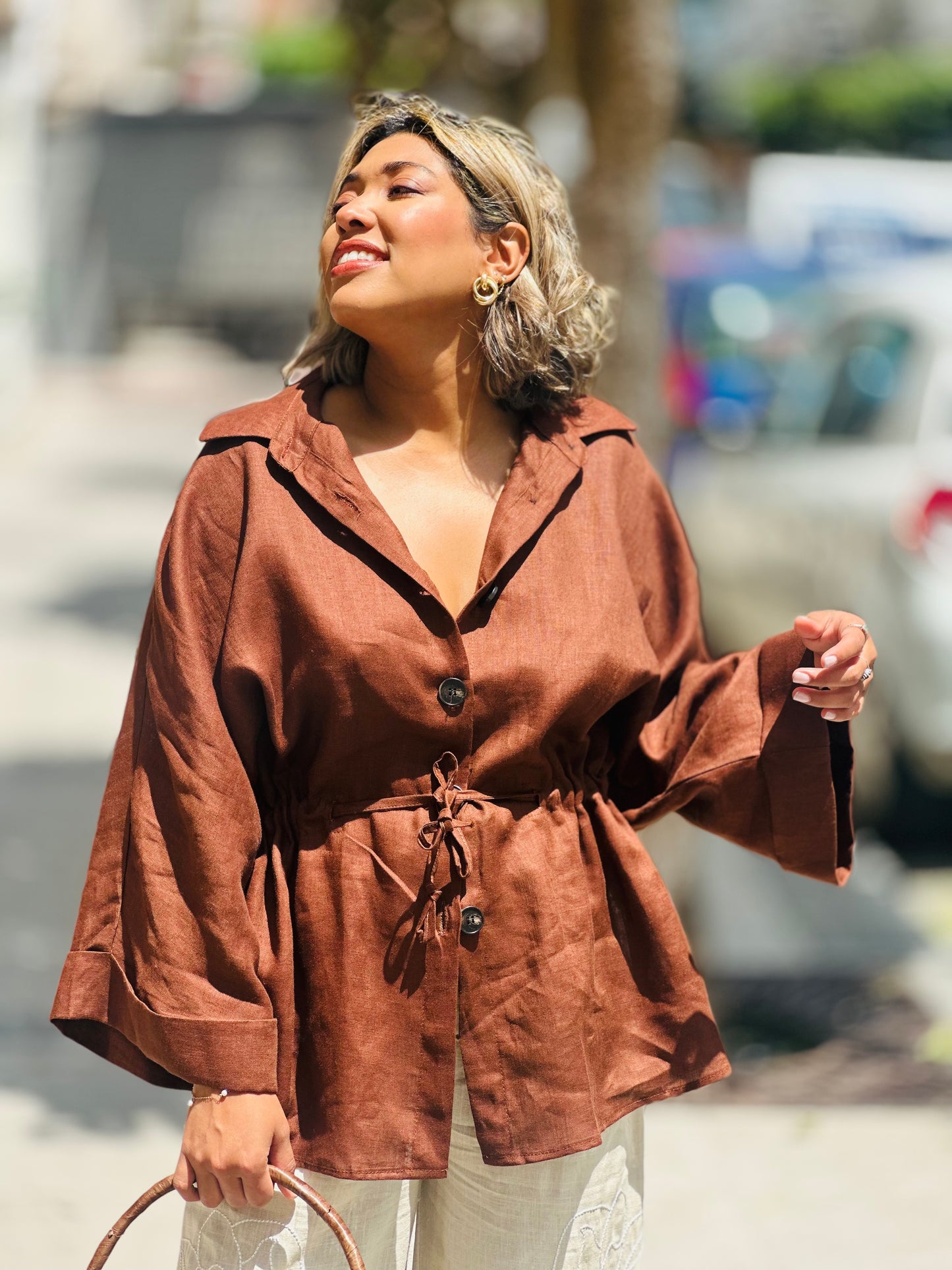 Chaqueta lino