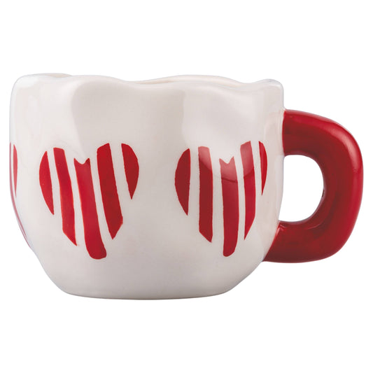 SET CORAZONES 2 TAZAS+2 PLATILLOS+CREMERA