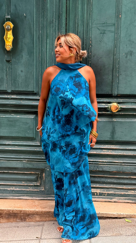 Vestido Santino Azul