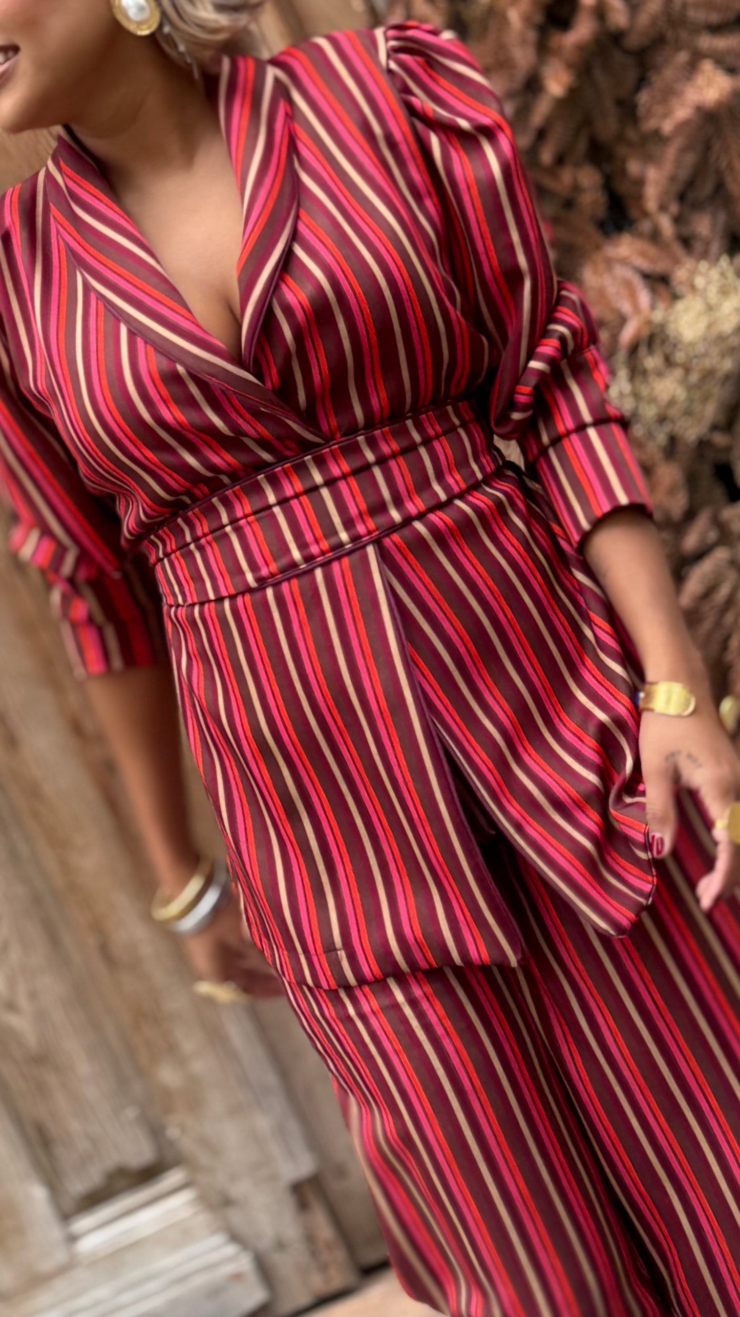 Conjunto Dariel terracota