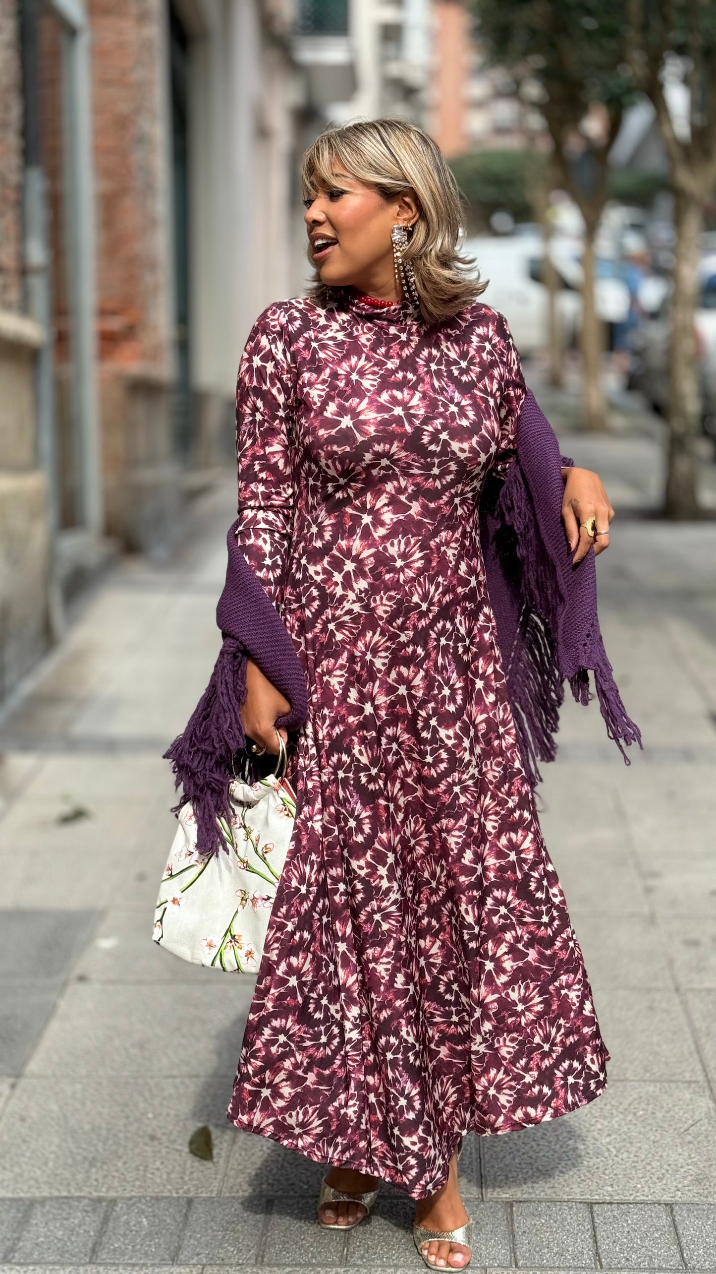 Vestido Colonia buganvilla