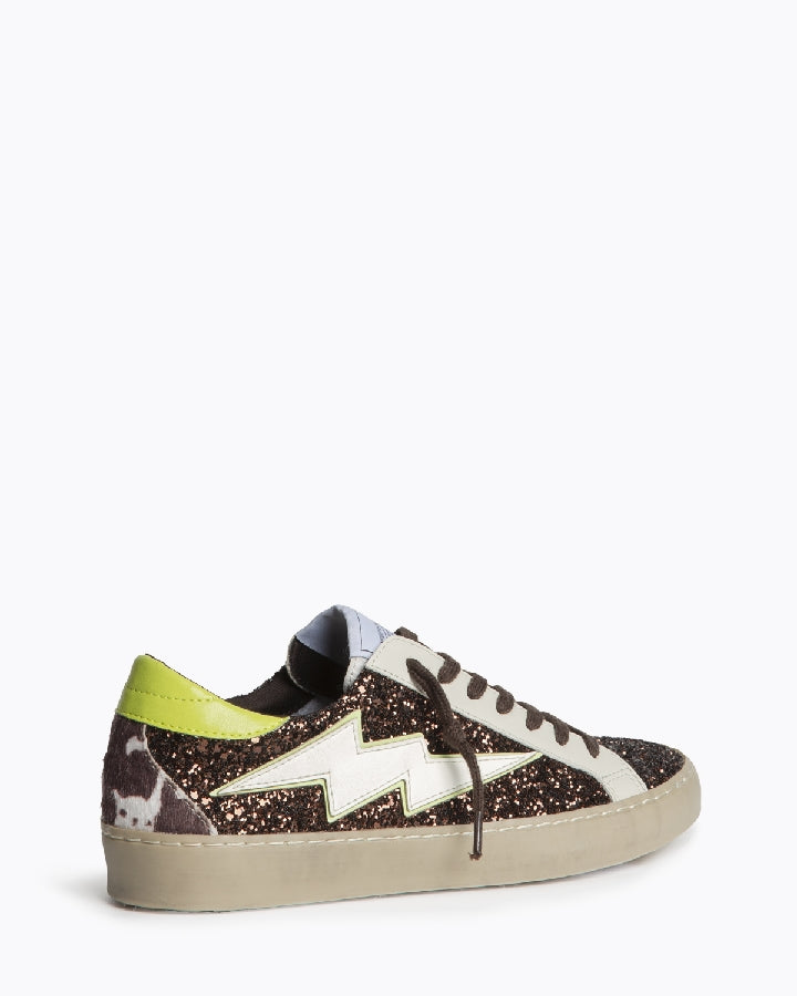Deportiva Gliter marrón