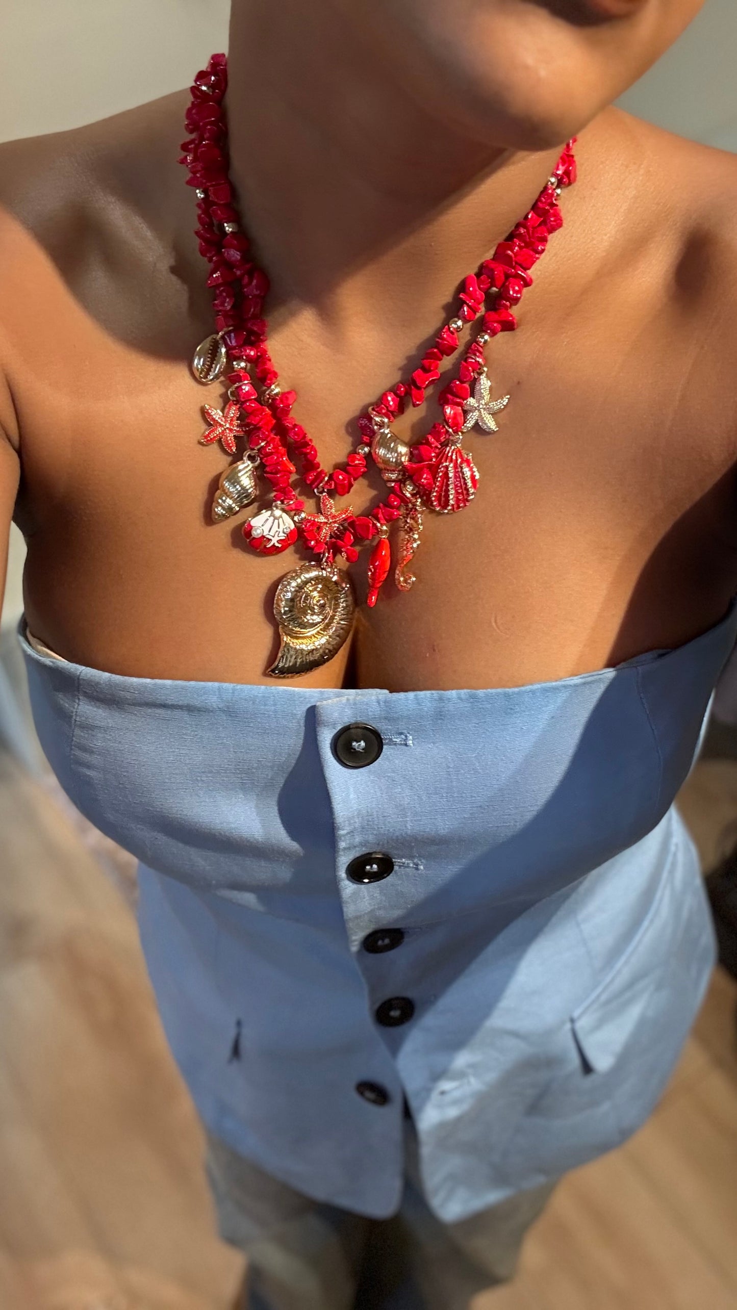 Collar caracolas