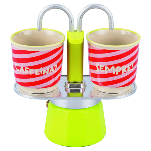SET CAFETERA MORE AMOR + 2 TAZAS