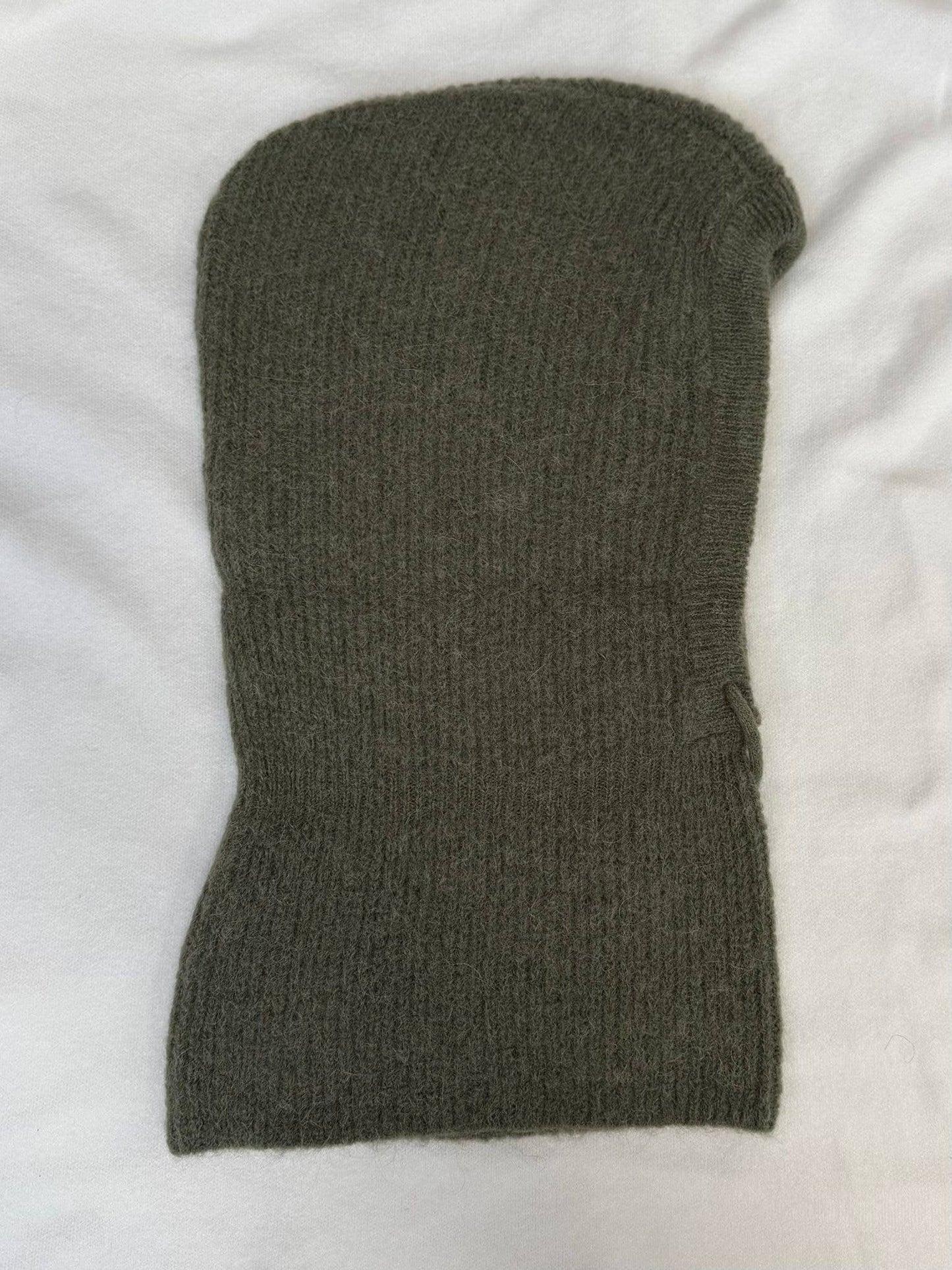 balaclava en baby alpaca 7710: Kaki