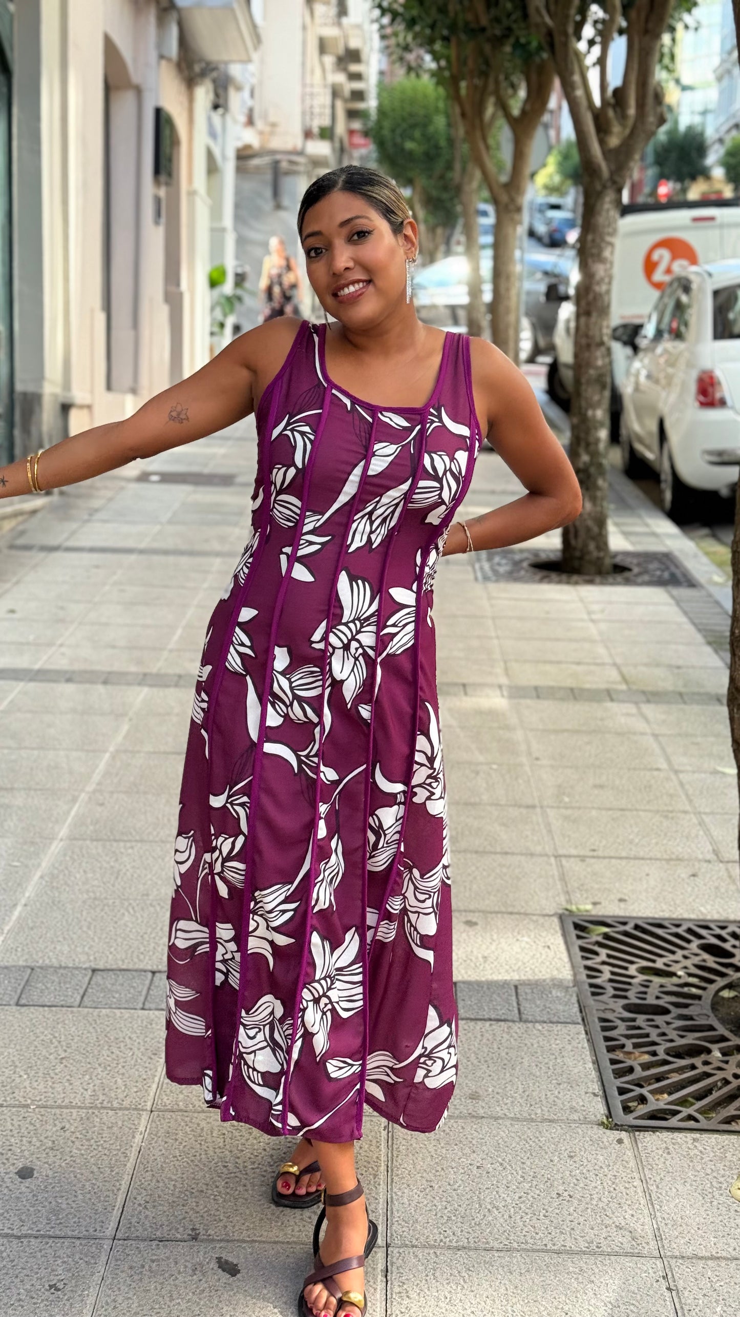 Vestido buganvilla