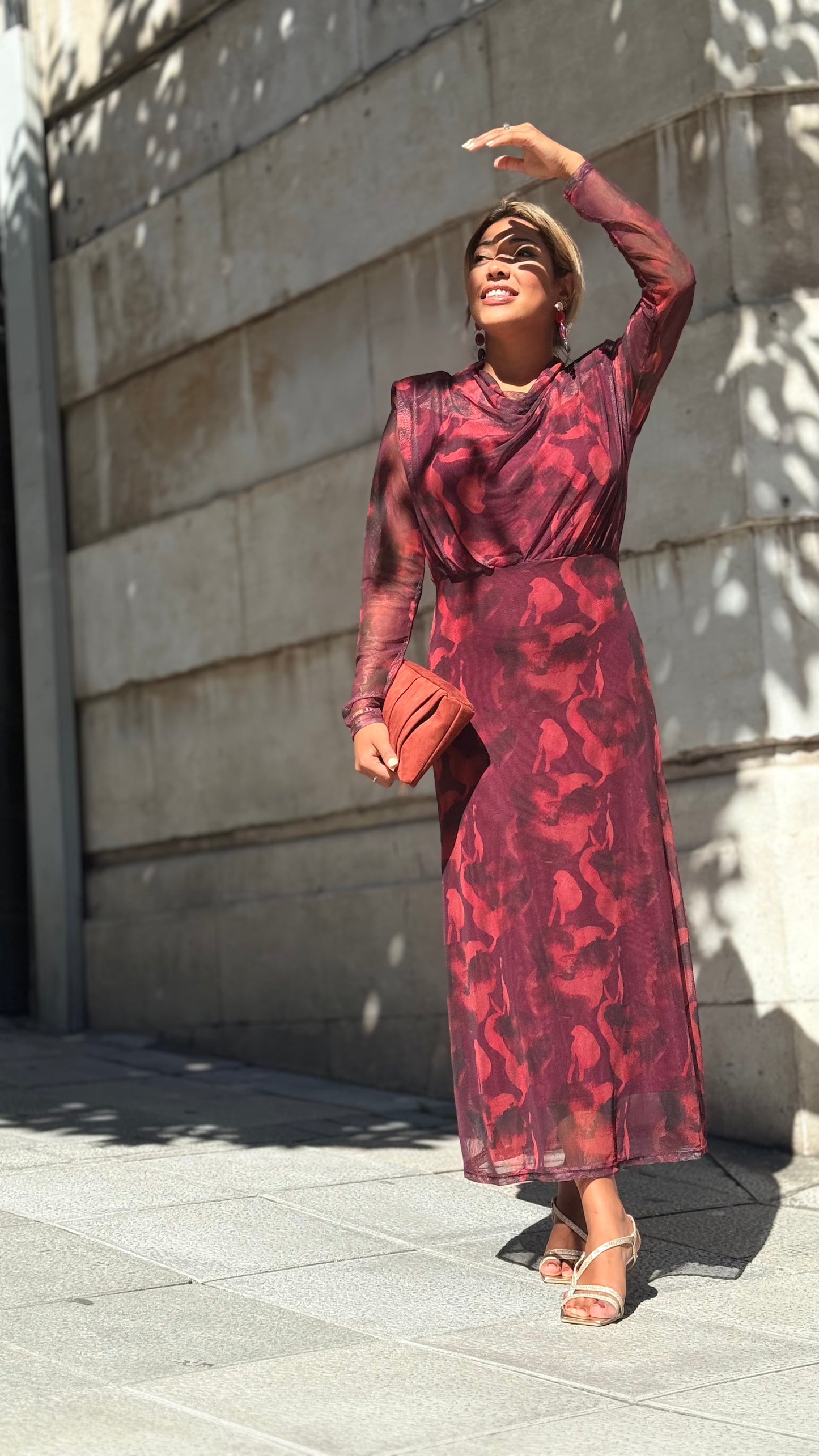 Vestido tintas