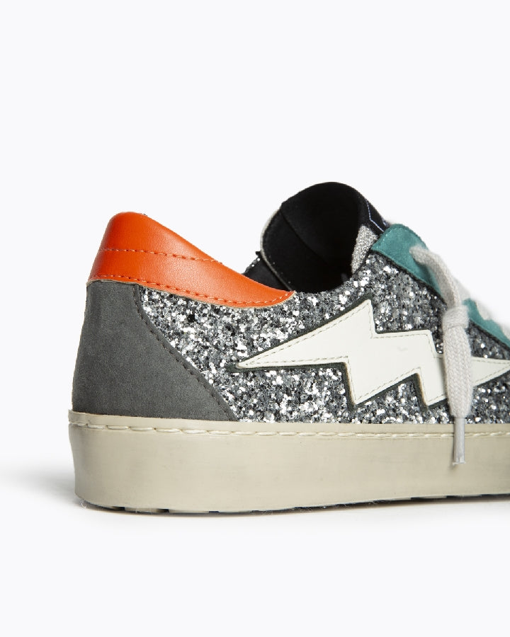 Deportiva Gliter plata