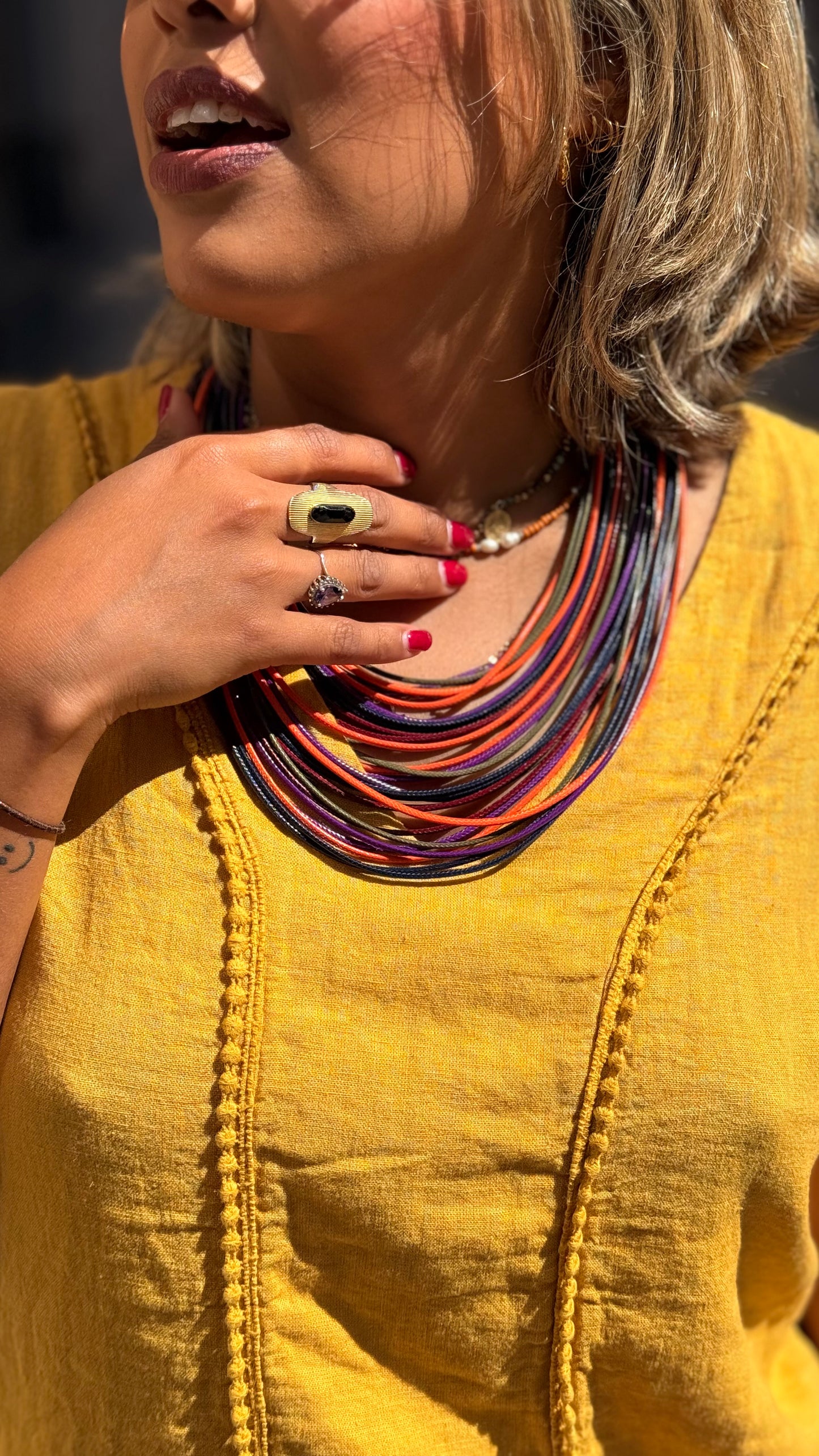 Collar tiras