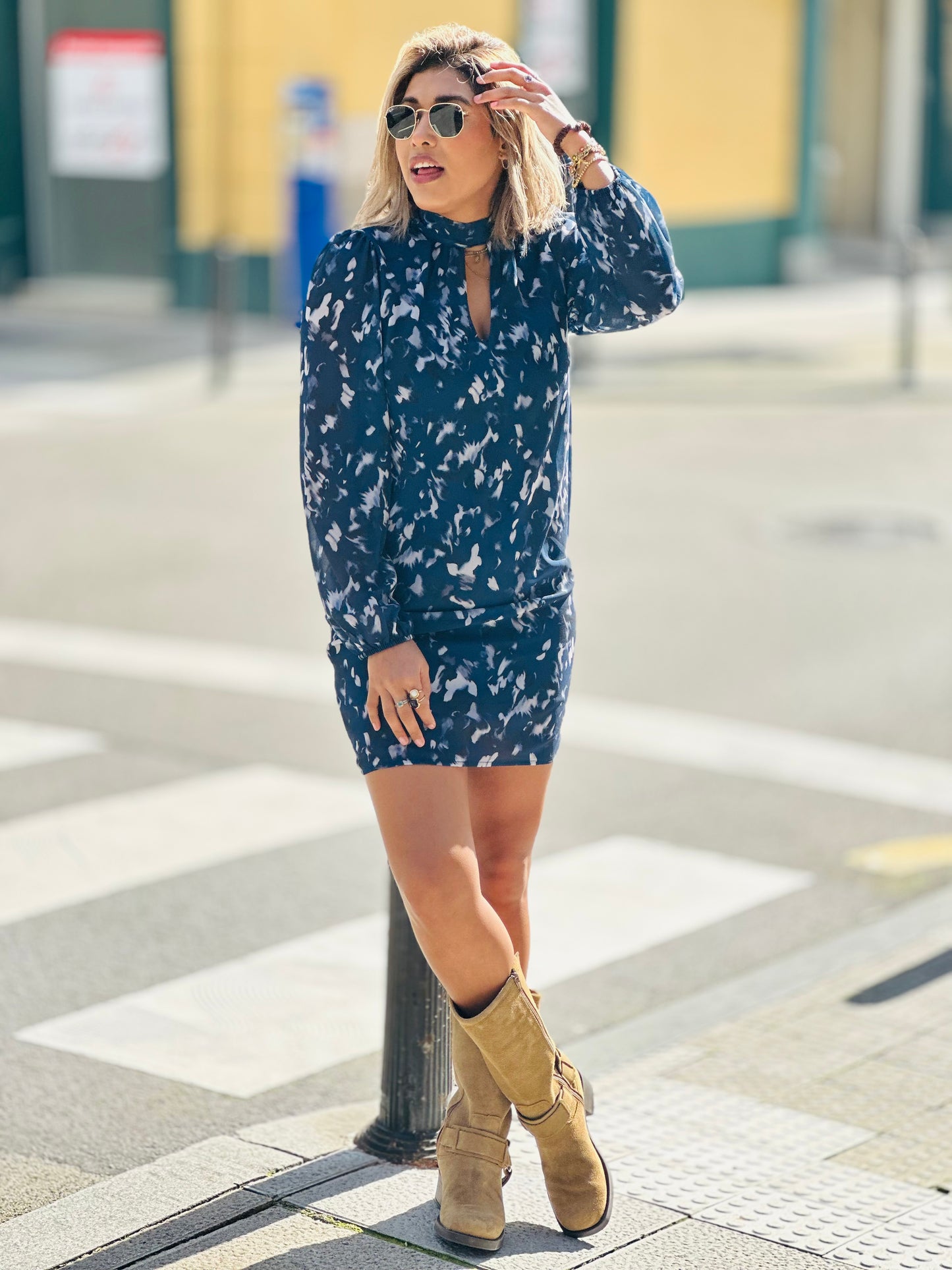 Vestido pincelada