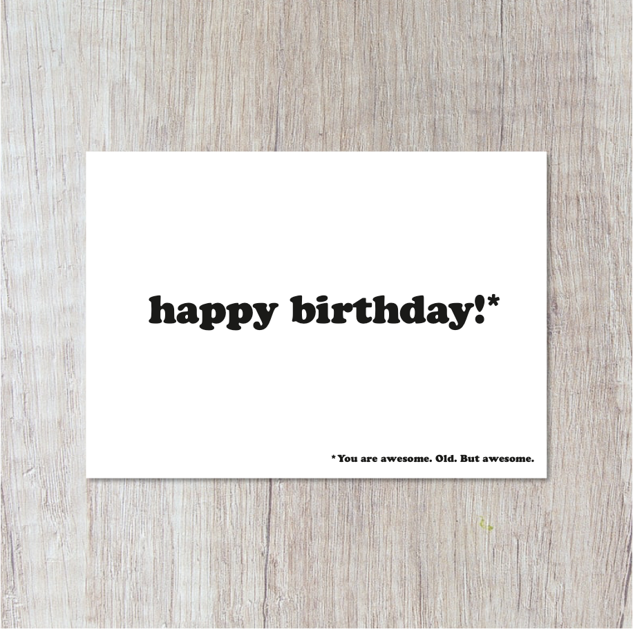 Feliz cumpleaños. Impresionante.