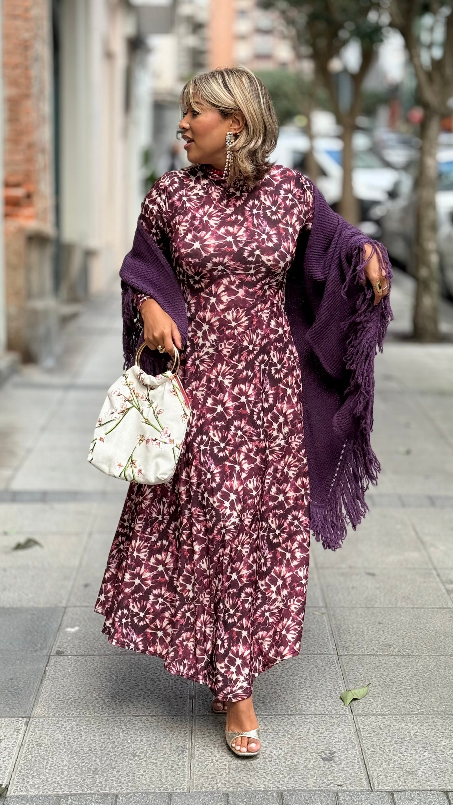 Vestido Colonia buganvilla