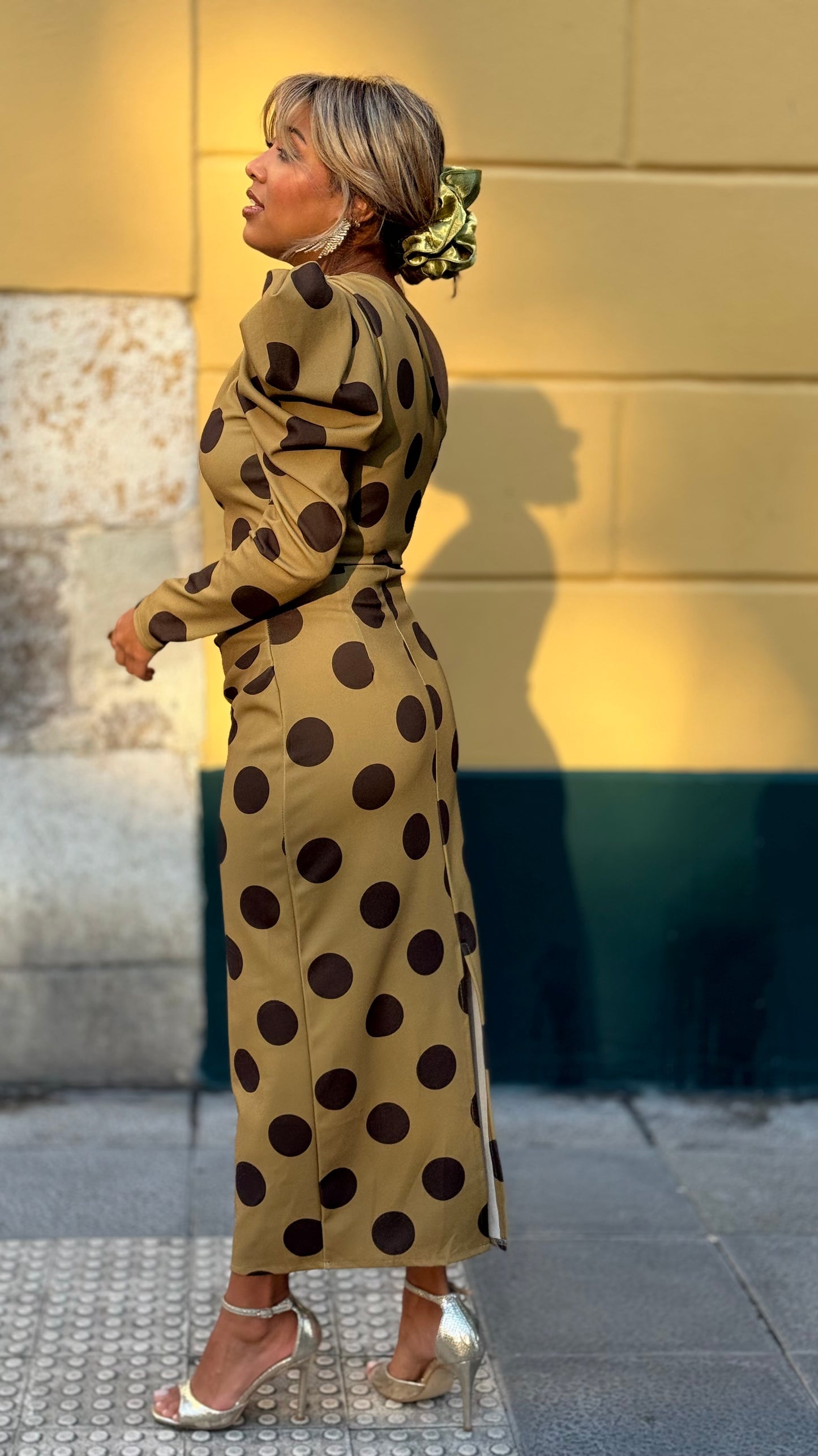 Vestido Clohe Topos