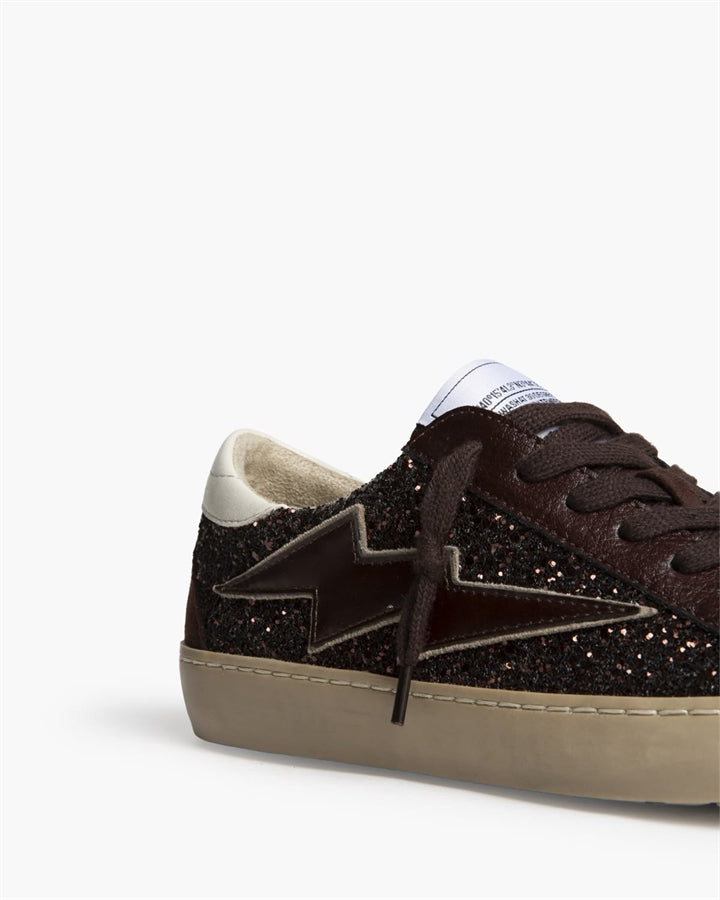 Deportiva Glitter Marrón