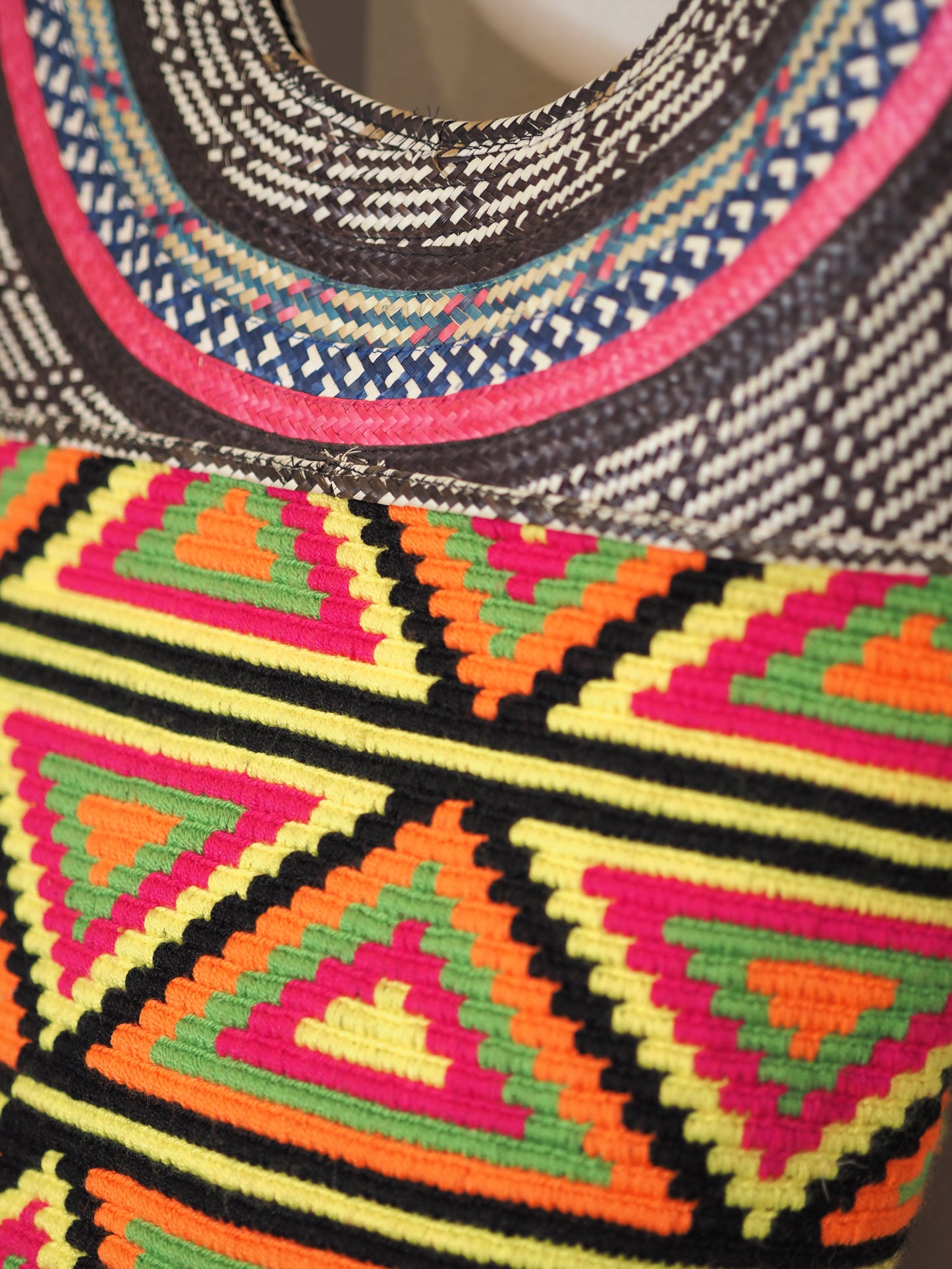 Bolso Wayuu caña flecha
