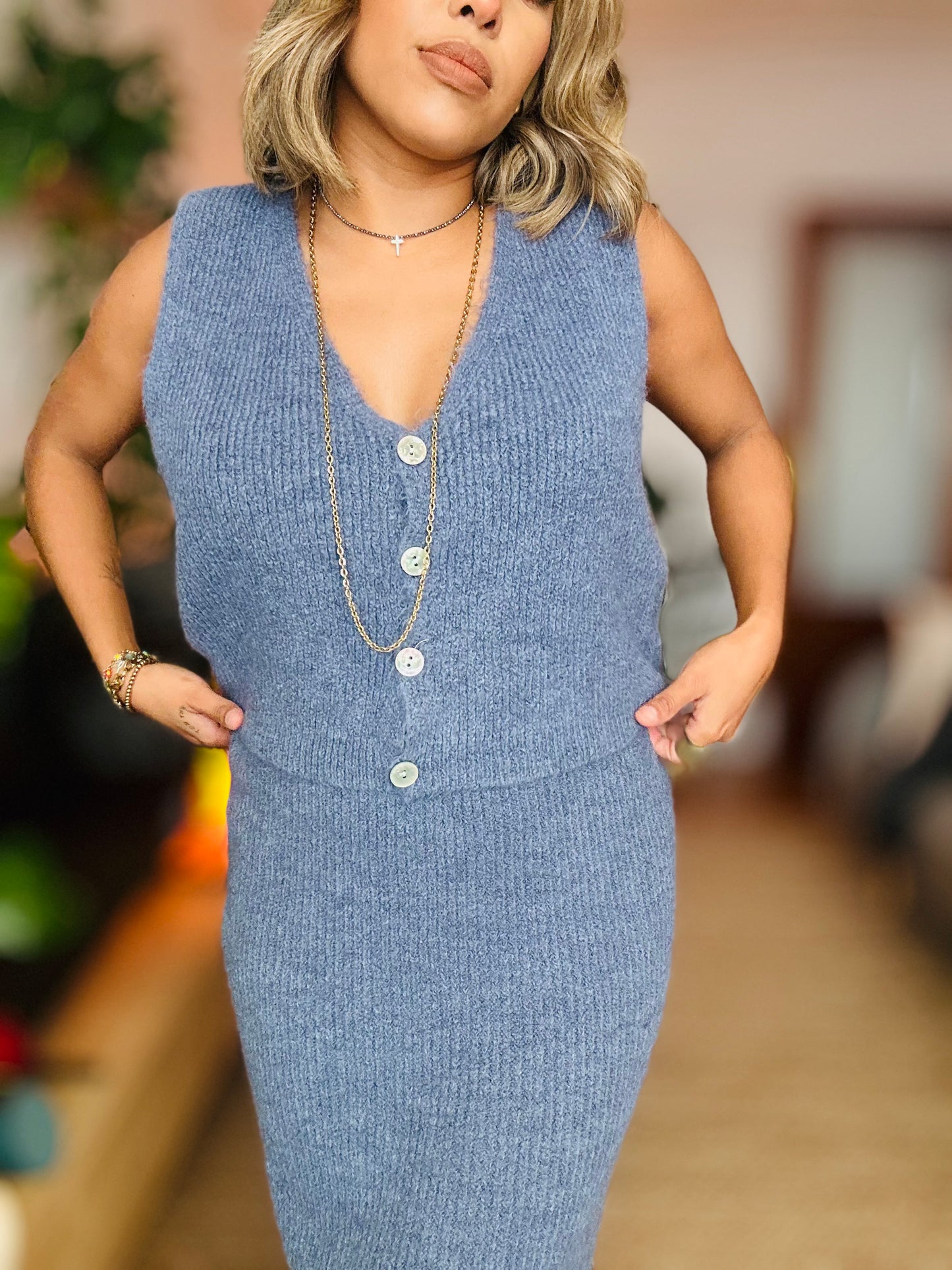 Conjunto punto azul