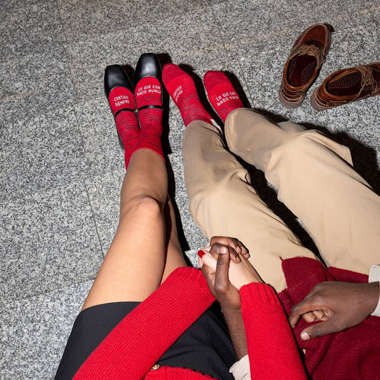 Calcetines "Contigo siempre, lo que con nadie nunca": 36-41