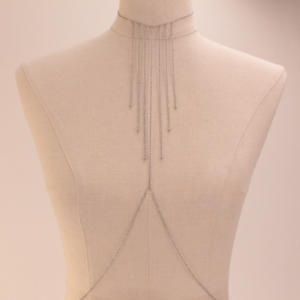 Bodychain acero Greta Dorado