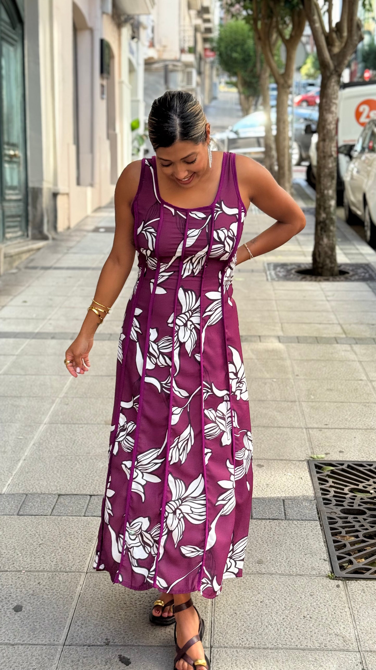 Vestido buganvilla