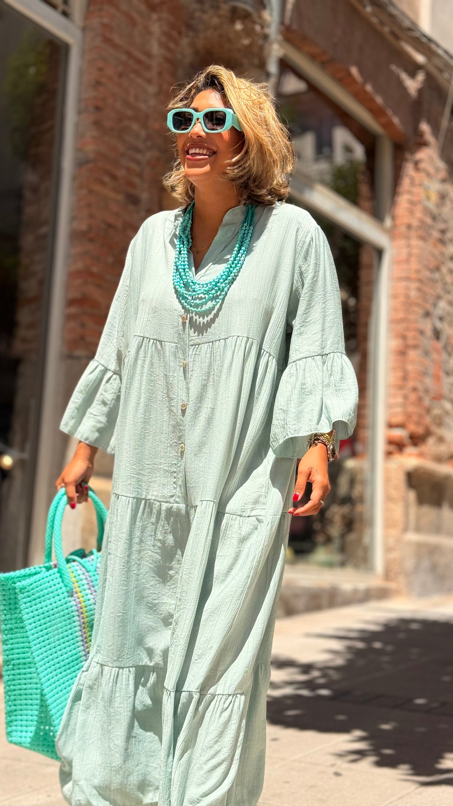 Vestido Rita Turquesa