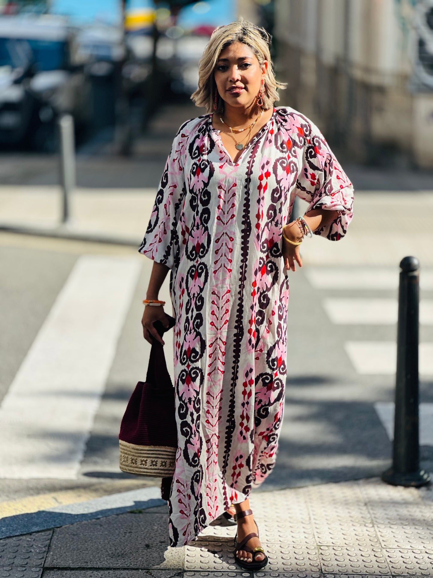 Vestido Kaftán Bohemio