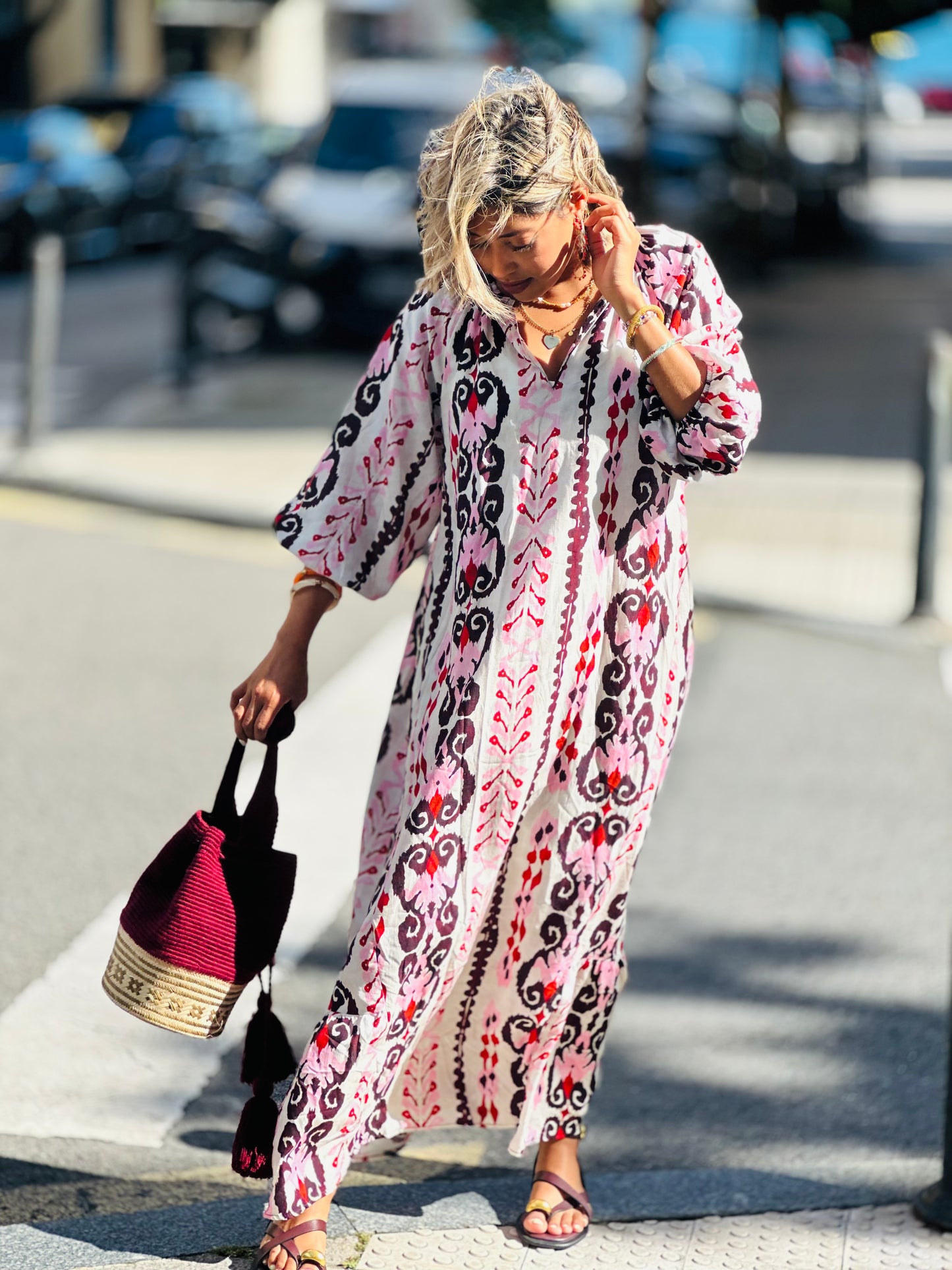 Vestido Kaftán Bohemio
