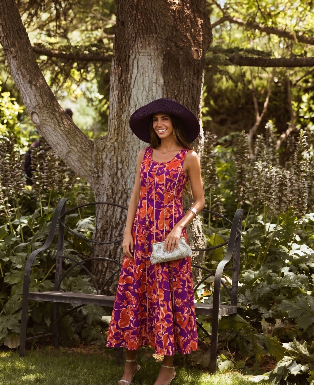 Vestido Amelia berenjena