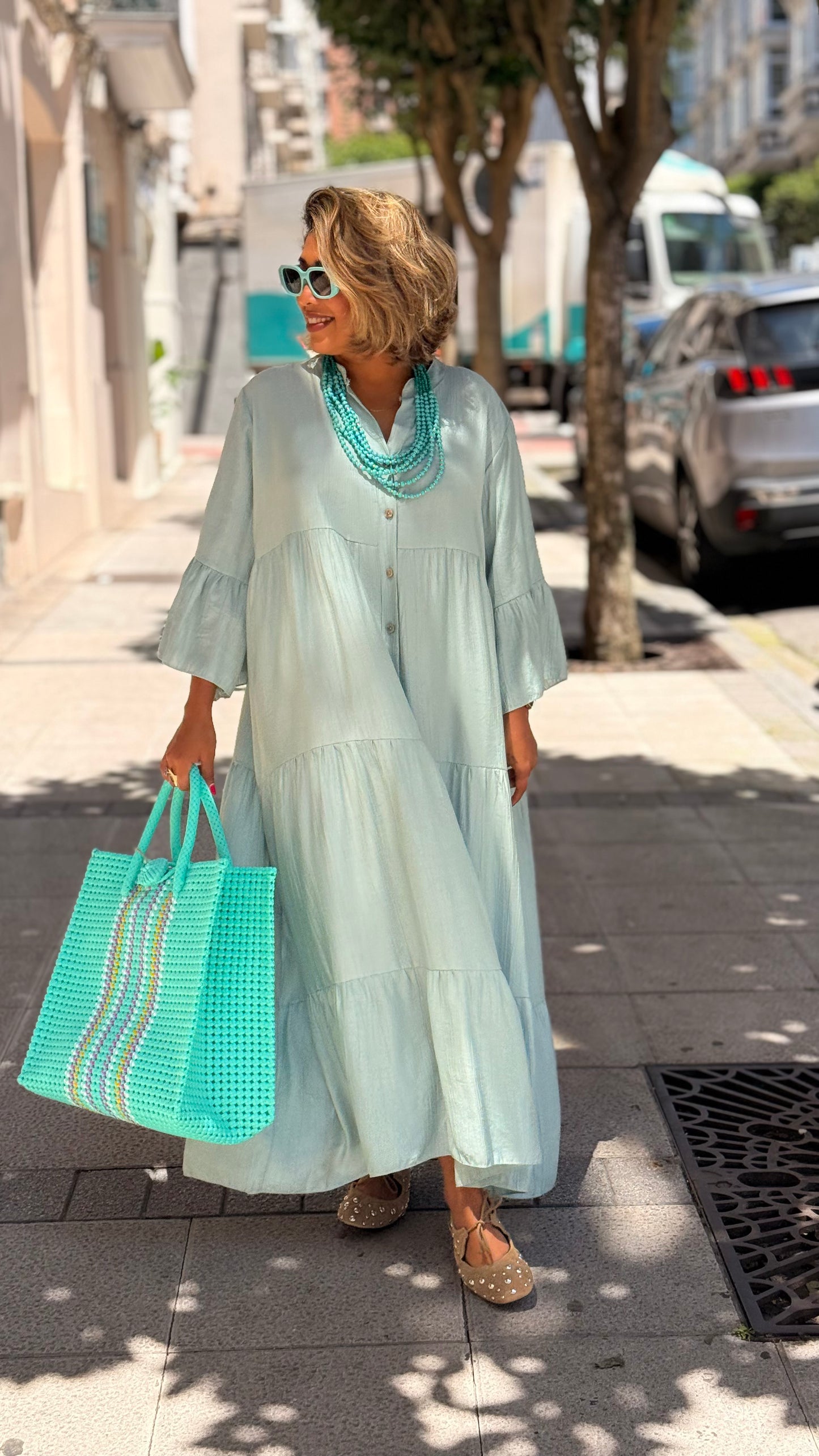 Vestido Rita Turquesa