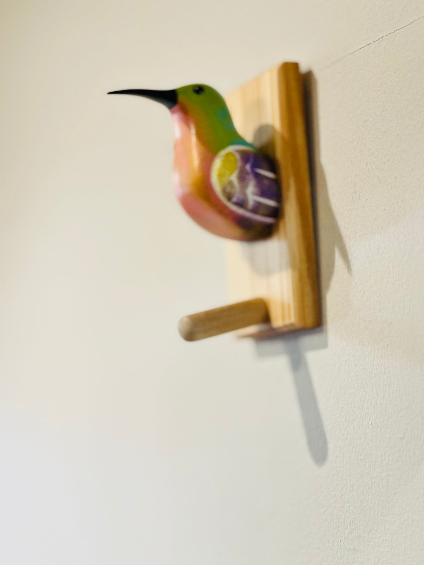 Perchero pájaros