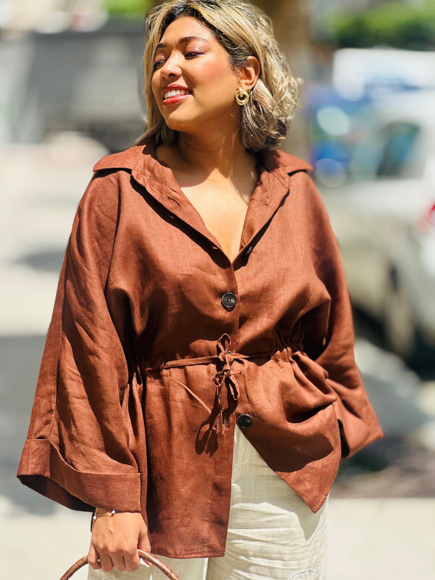 Chaqueta lino