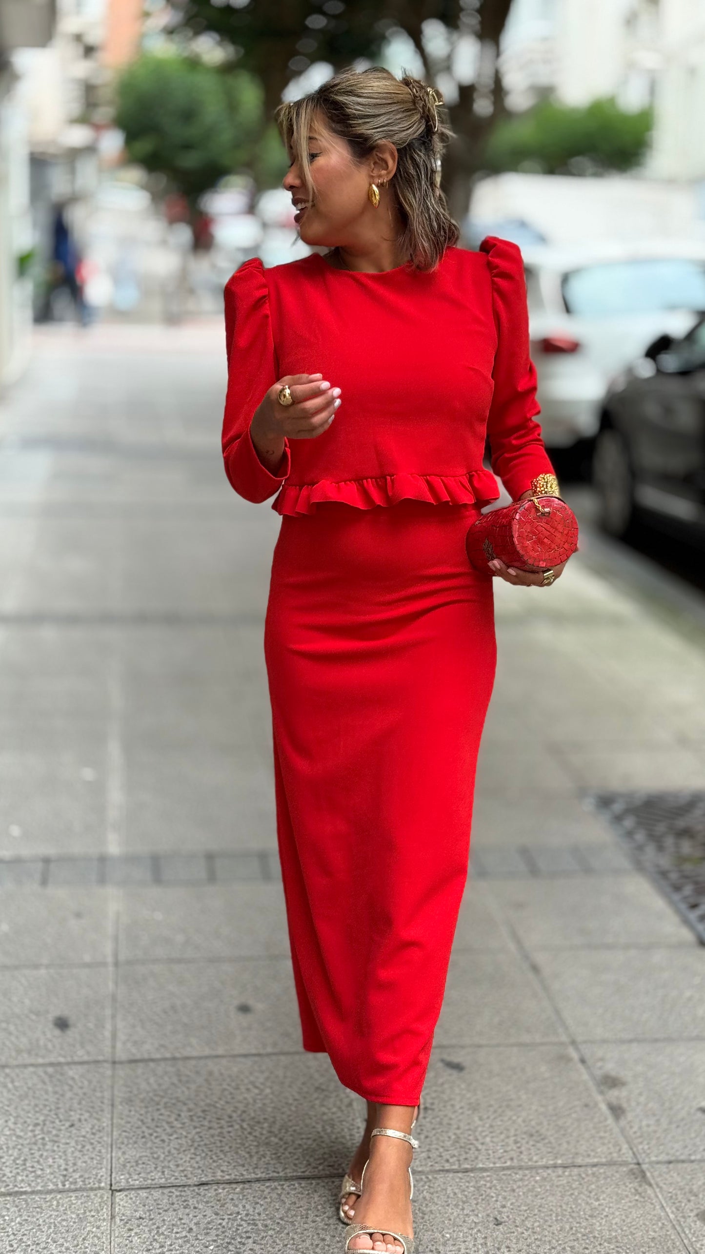 Conjunto Viena rojo