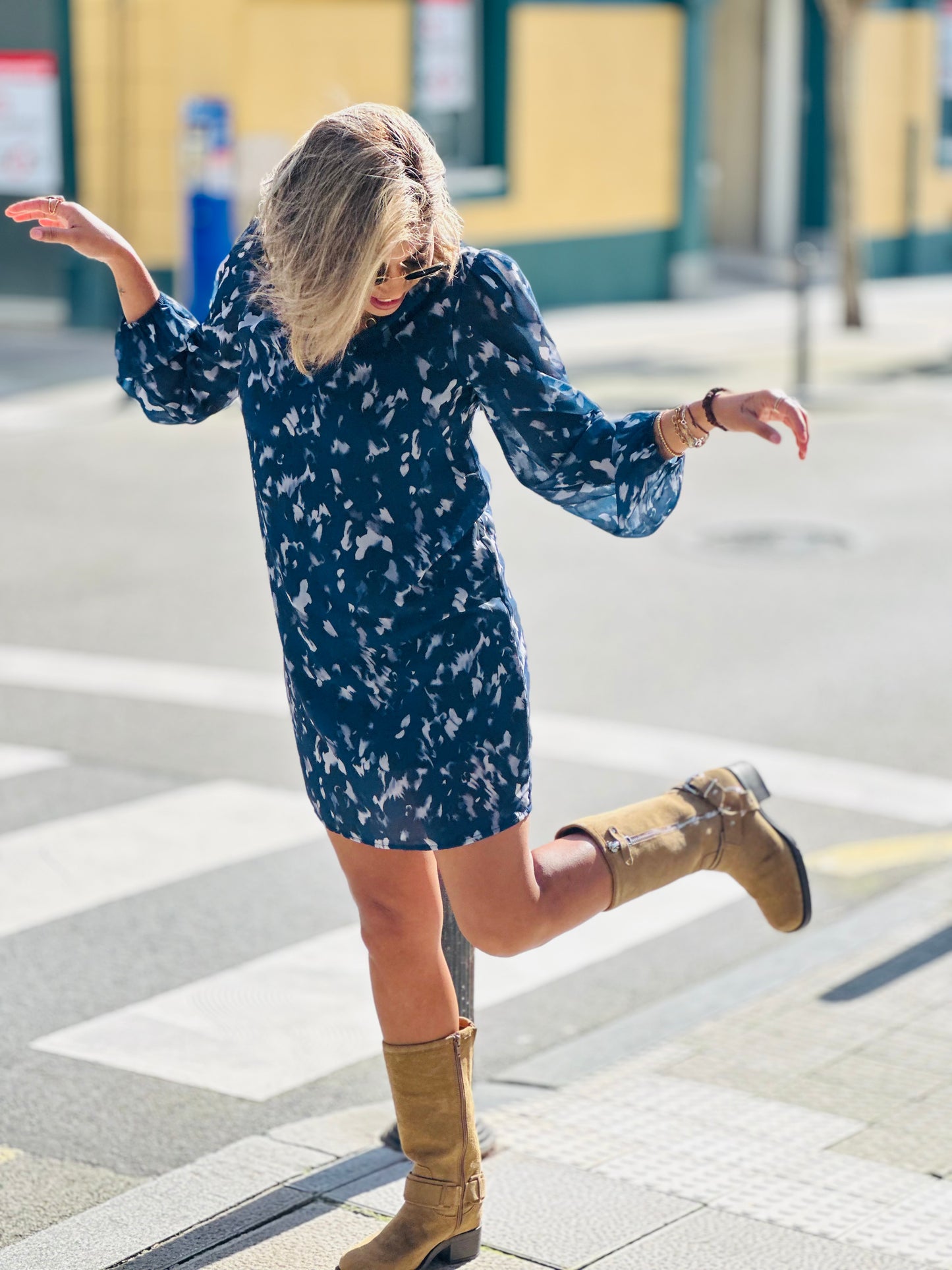 Vestido pincelada