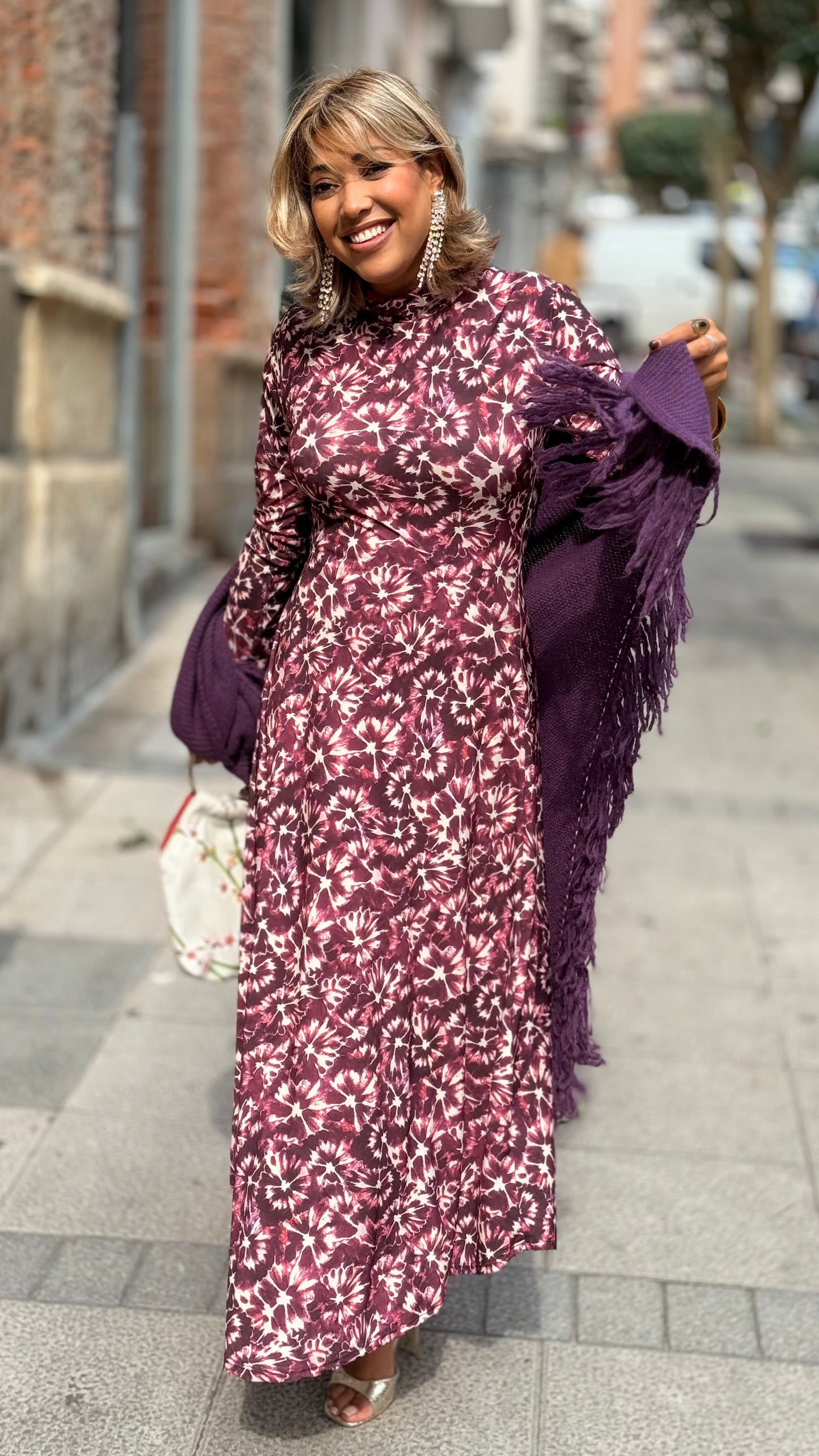 Vestido Colonia buganvilla