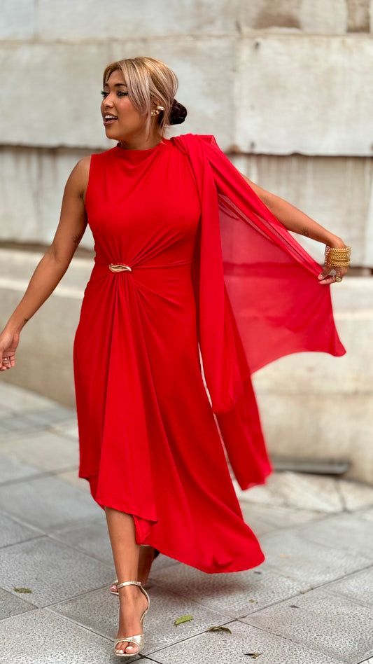 Vestido Maui rojo