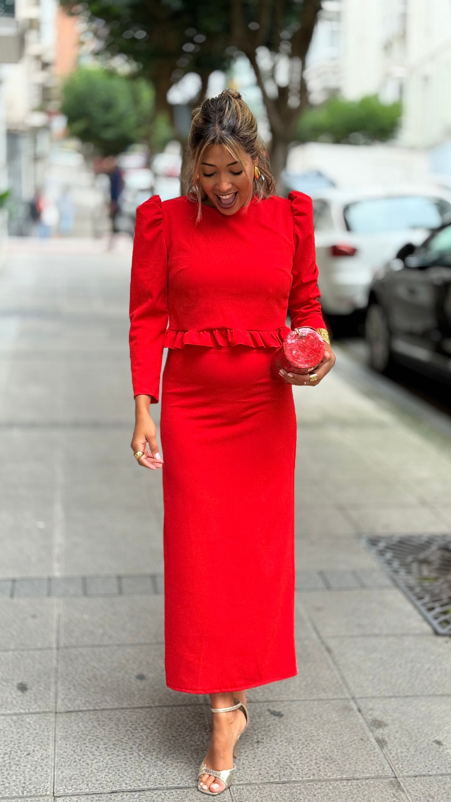 Conjunto Viena rojo