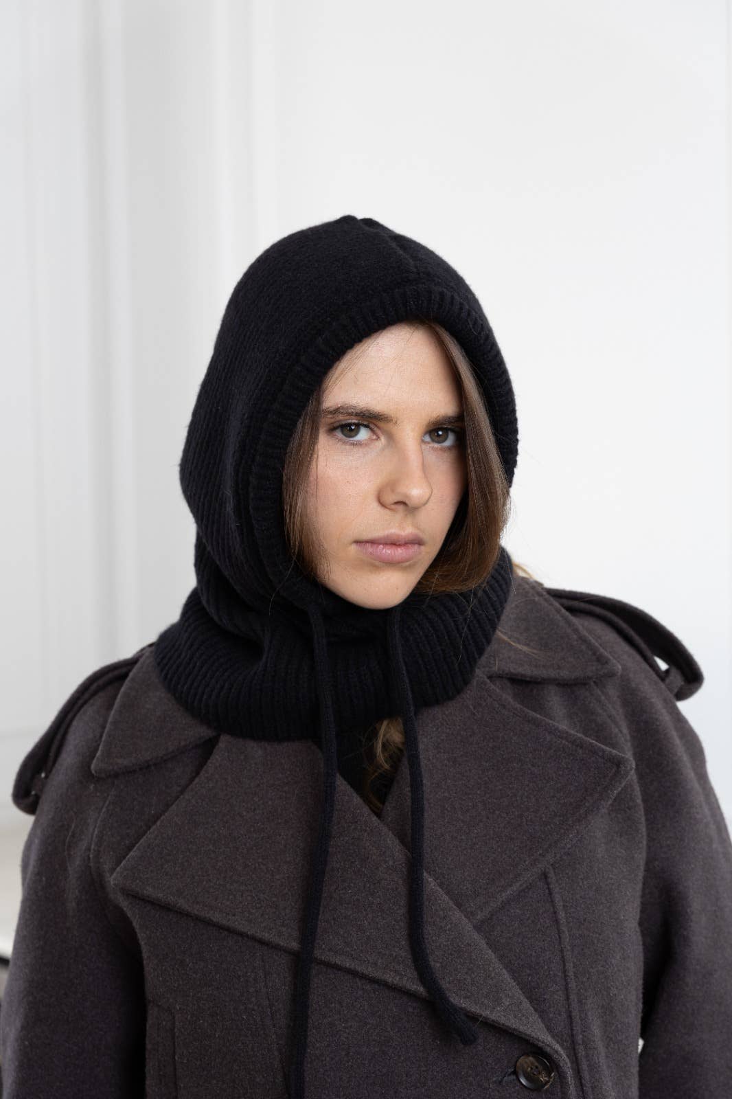 Balaclava blanco roto
