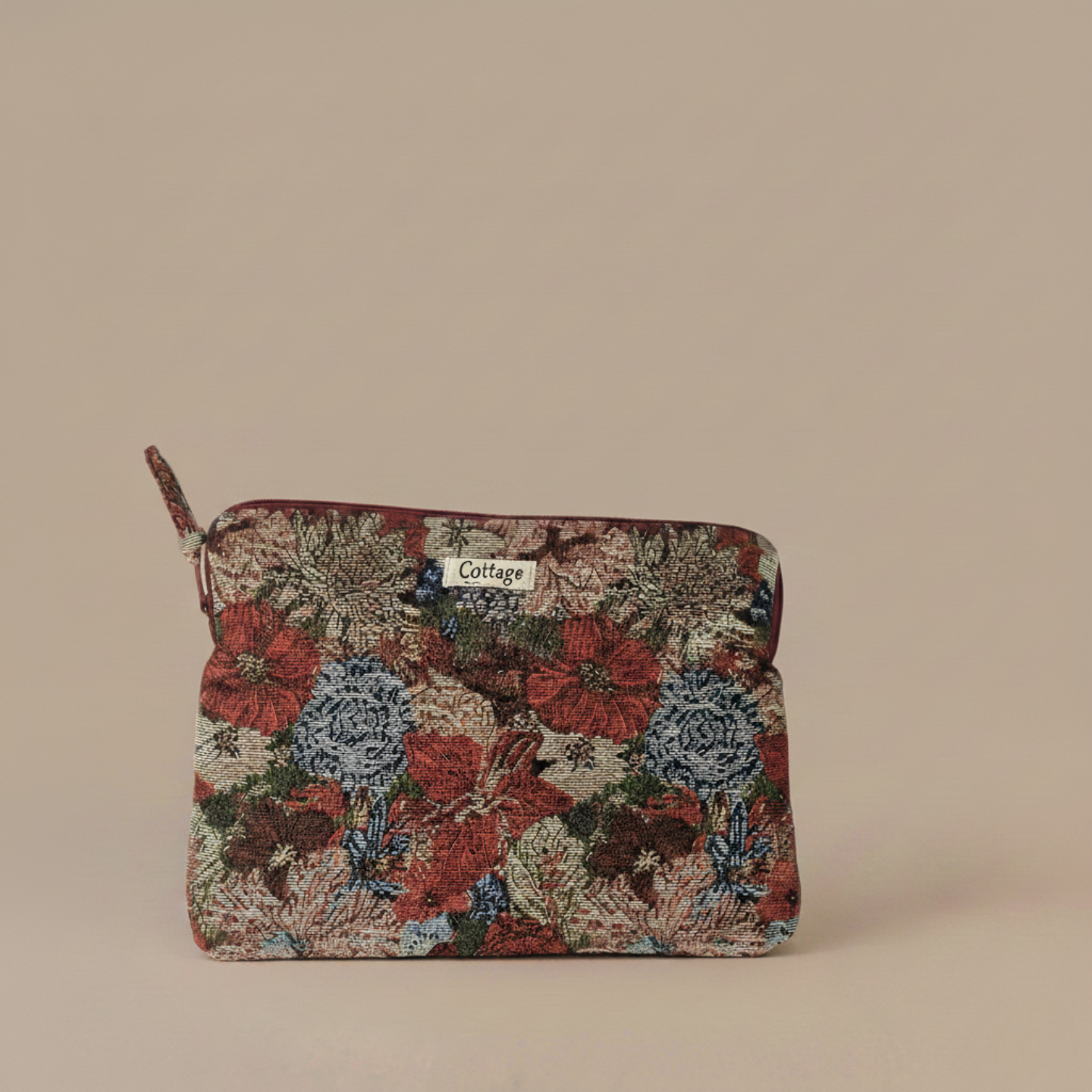 Funda para ordenador jacquard: Rouge